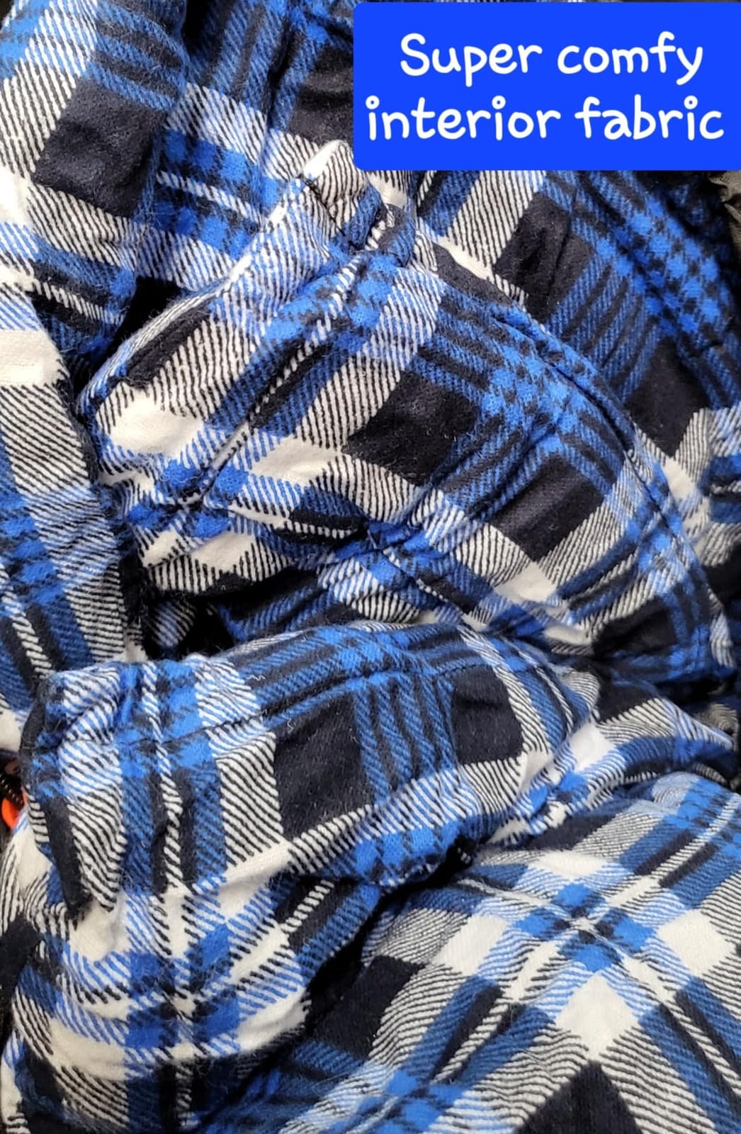0 Degree Cotton Flannel Double Sleeping Bag for Adults | Winter Queen Size Waterproof & Warm 2 Person Sleeping Bag for Couples & Family, Cold Weather Camping, RV Travel customer photo 2