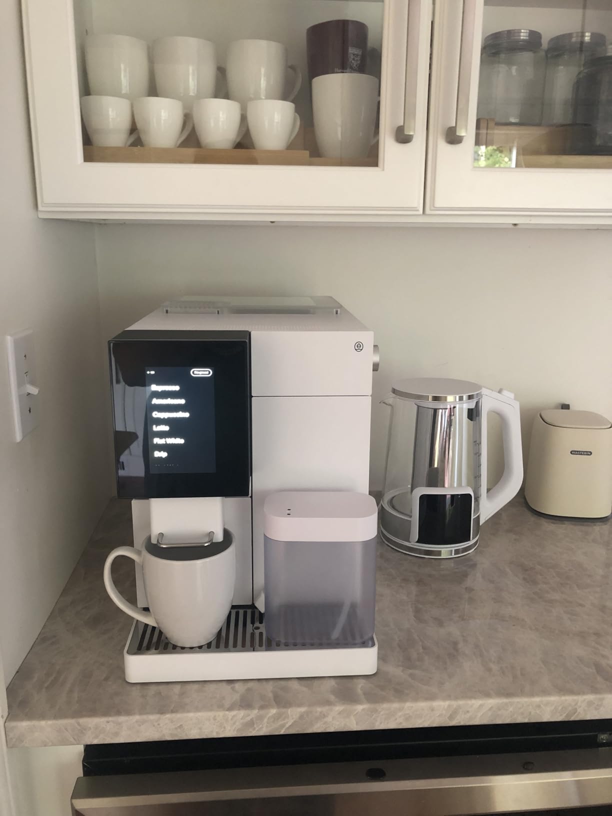 Terra Kaffe TK-02 Super Automatic Espresso Machine - White | App-enabled coffee machine, auto wake & sleep, roaster-approved espresso settings, cappuccino machines for home customer photo 2