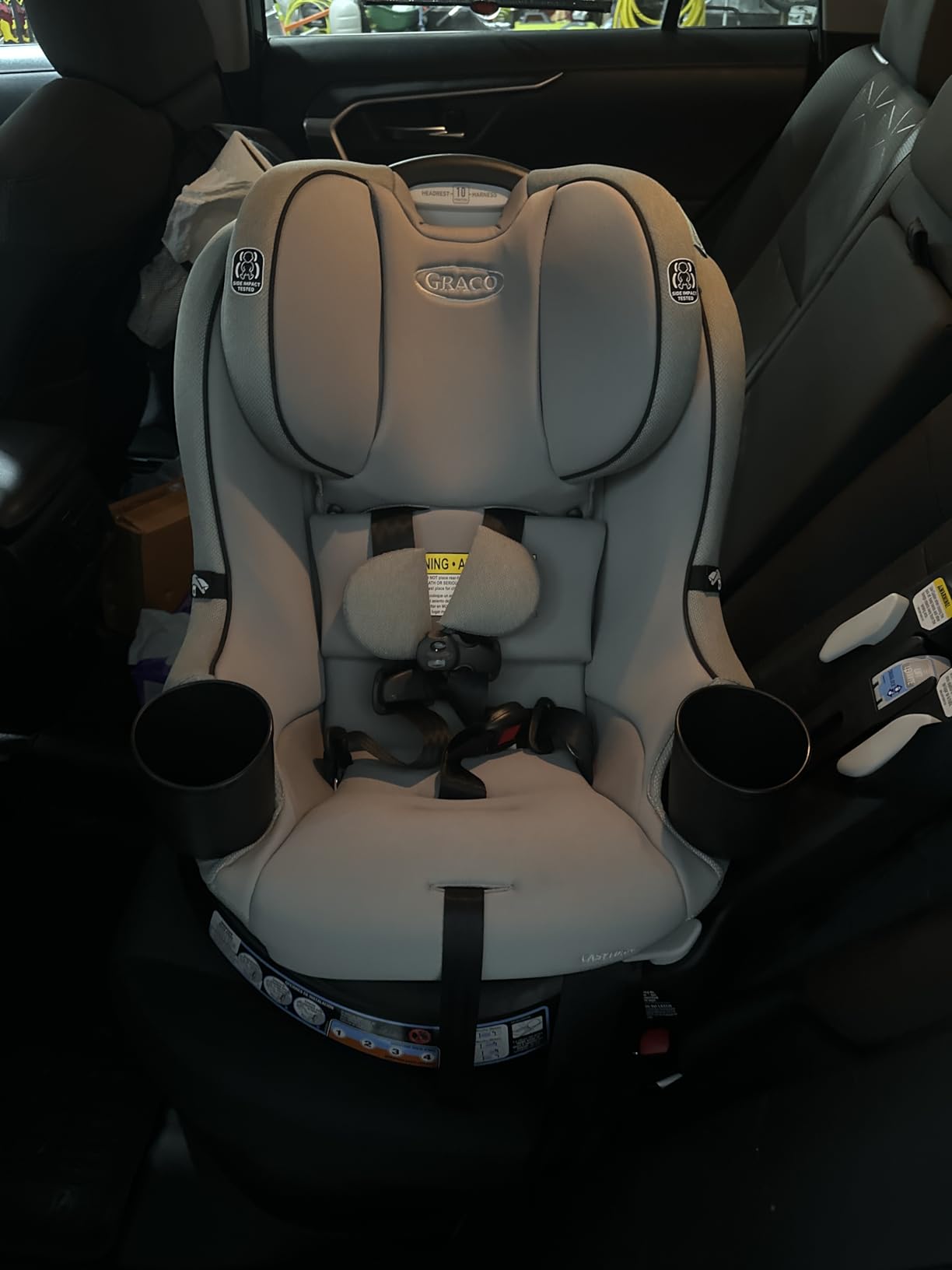 Graco EasyTurn 360 2-in-1 Rotating Convertible Car Seat, 360 Degree Rotating, Cyran, Slim Design customer photo 2
