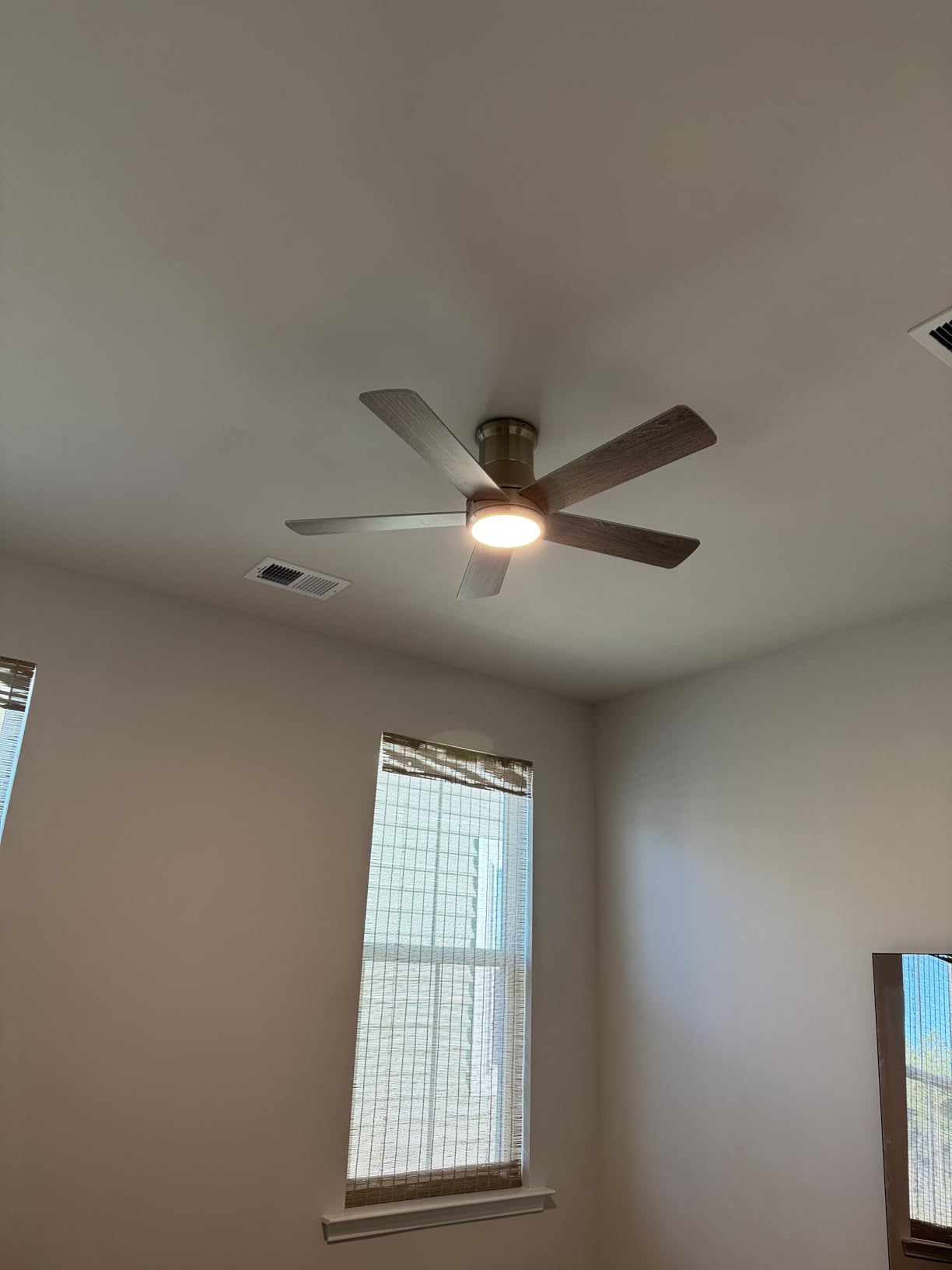 42 Inch Low Profile Ceiling Fans with Lights and Remote, Black | Flush Mount, 6 Speeds Reversible Quiet DC, 3CCT Dimmable, Indoor Outdoor Ceiling Fans for Patios Bedroom customer photo 1