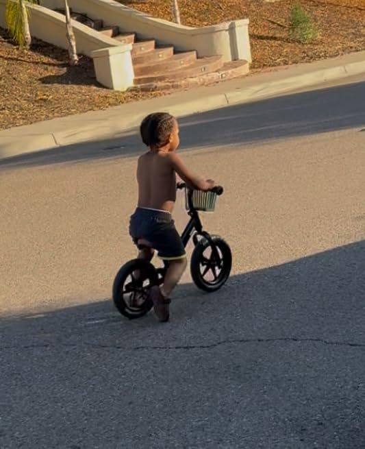 KRIDDO Toddler Balance Bike 2 Year Old: Toddler Bike Toys for 2-5 Years Old | Dual Bearing for Smoother Riding, Adorable Plate, Adjustable Seat and Handlebar, Kids Bike Gift for 2-3 Boys Girls customer photo 2
