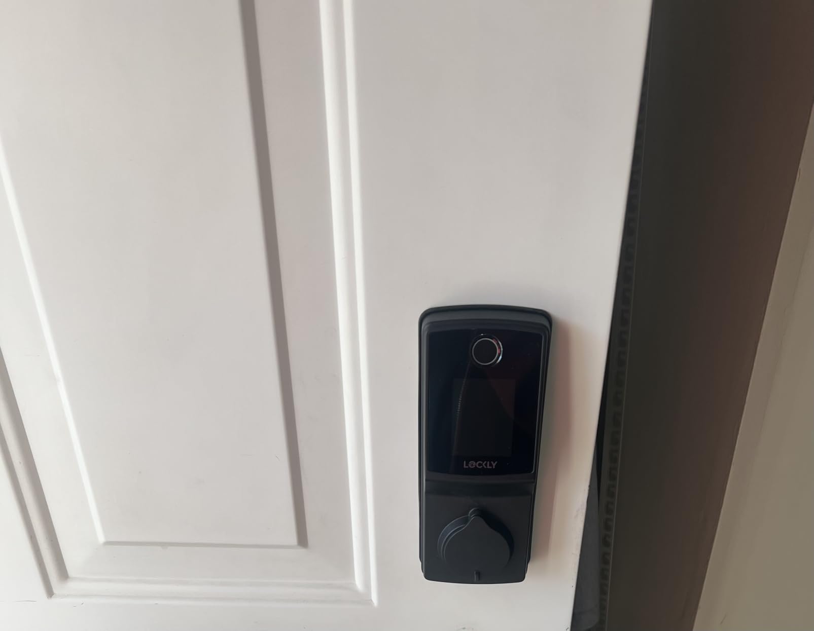Lockly Secure Pro Wi-Fi Deadbolt Smart Lock with Fingerprint, Keyless Entry Door Lock, PIN Genie Keypad, APP Remote Control, Alexa & Google Assistant Compatible, IP65, Zinc Alloy customer photo 1