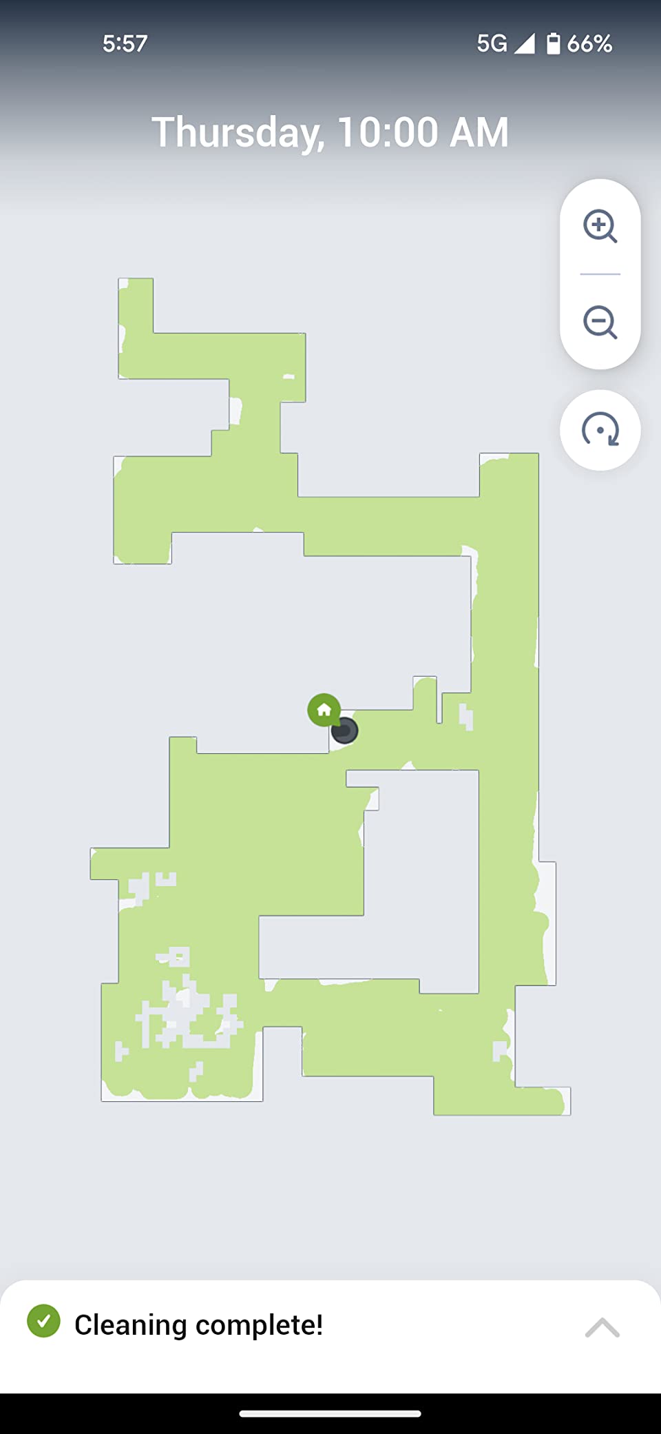 iRobot Roomba 104 2in1 Vacuum & Mop Robot - Self-Empties for 75 Days, Intense Power-Lifting Suction, Vacuums All Floors, Ideal for Pet Hair, LiDAR Smart Navigation Mapping, Mops Hard Floors customer photo 1
