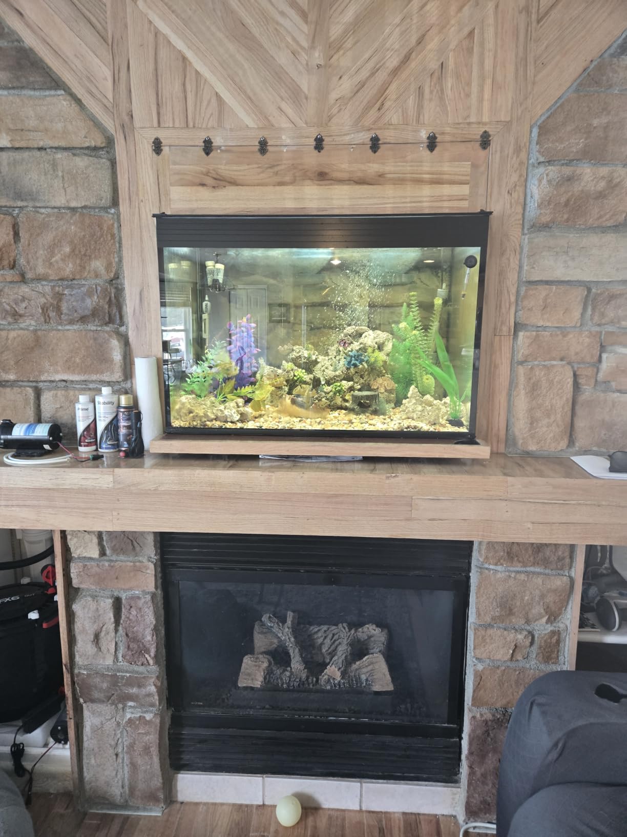 90 Gallon Starfire Aquarium 36x24x24 H | 90 gallons Starfire Aquarium, rimless Tank 36x24x24, Pre-Drilled Drain and return holes inside the overflow box customer photo 1