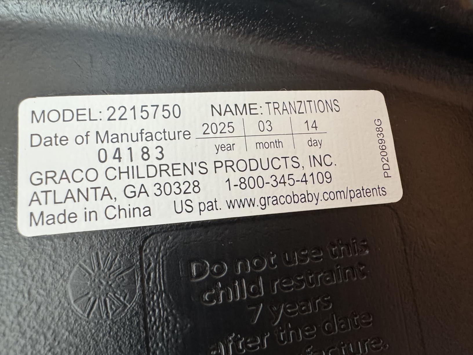 Graco Tranzitions 3-in-1 Harness Booster Car Seat, Forward Facing Car Seat, Highback, to Backless Booster, Eloise customer photo 1