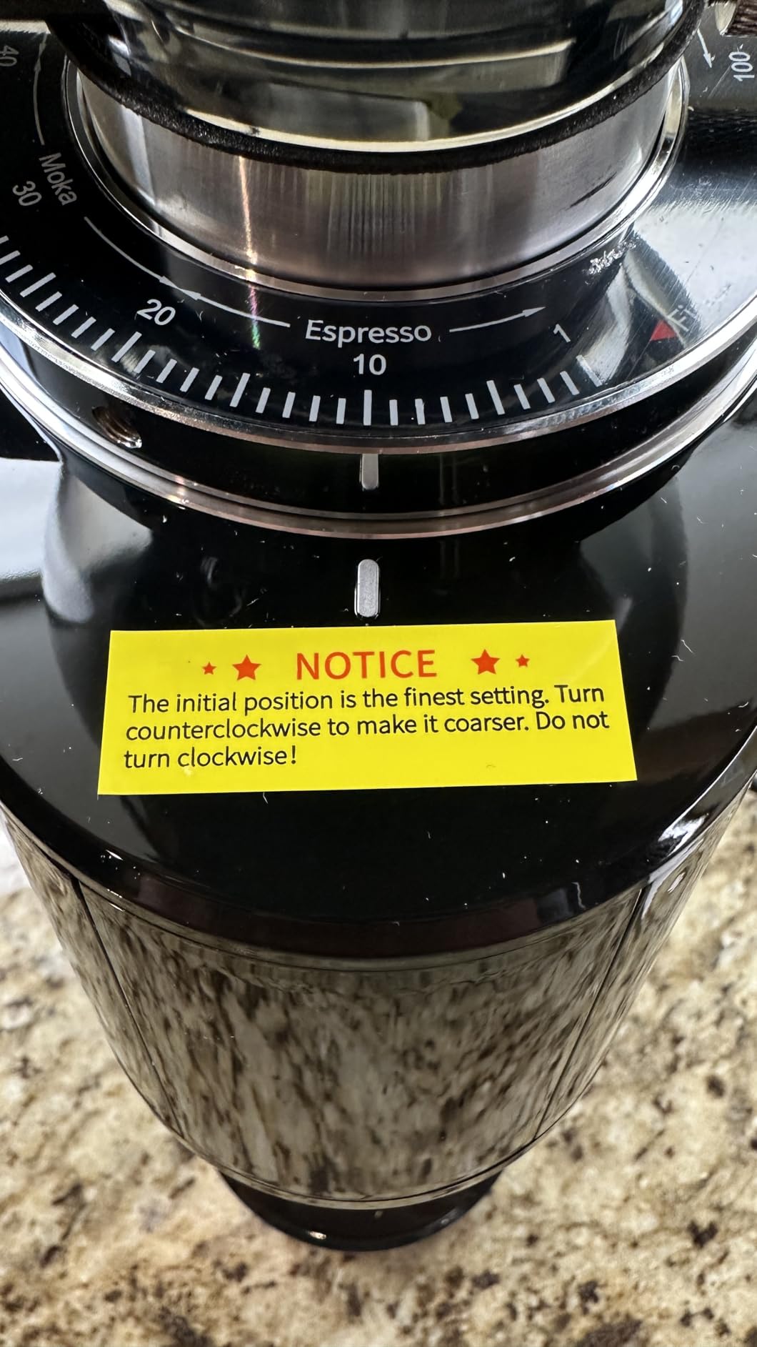SHARDOR 64mm Flat Burr Coffee Grinder, 100 Settings, Anti-Static, Black | Electric Bean Grinding, All-Metal Chamber, Portafilter Holder, Precision Timer, LED Display, 260W, Silicone Bellows, 120V Only customer photo 2