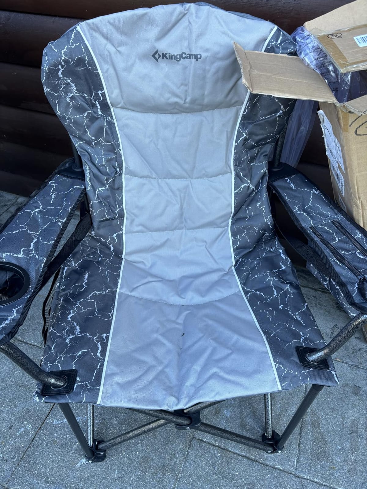 KingCamp Oversized Camping Chairs, 550lb Heavy Duty with Lumbar Support customer photo 2
