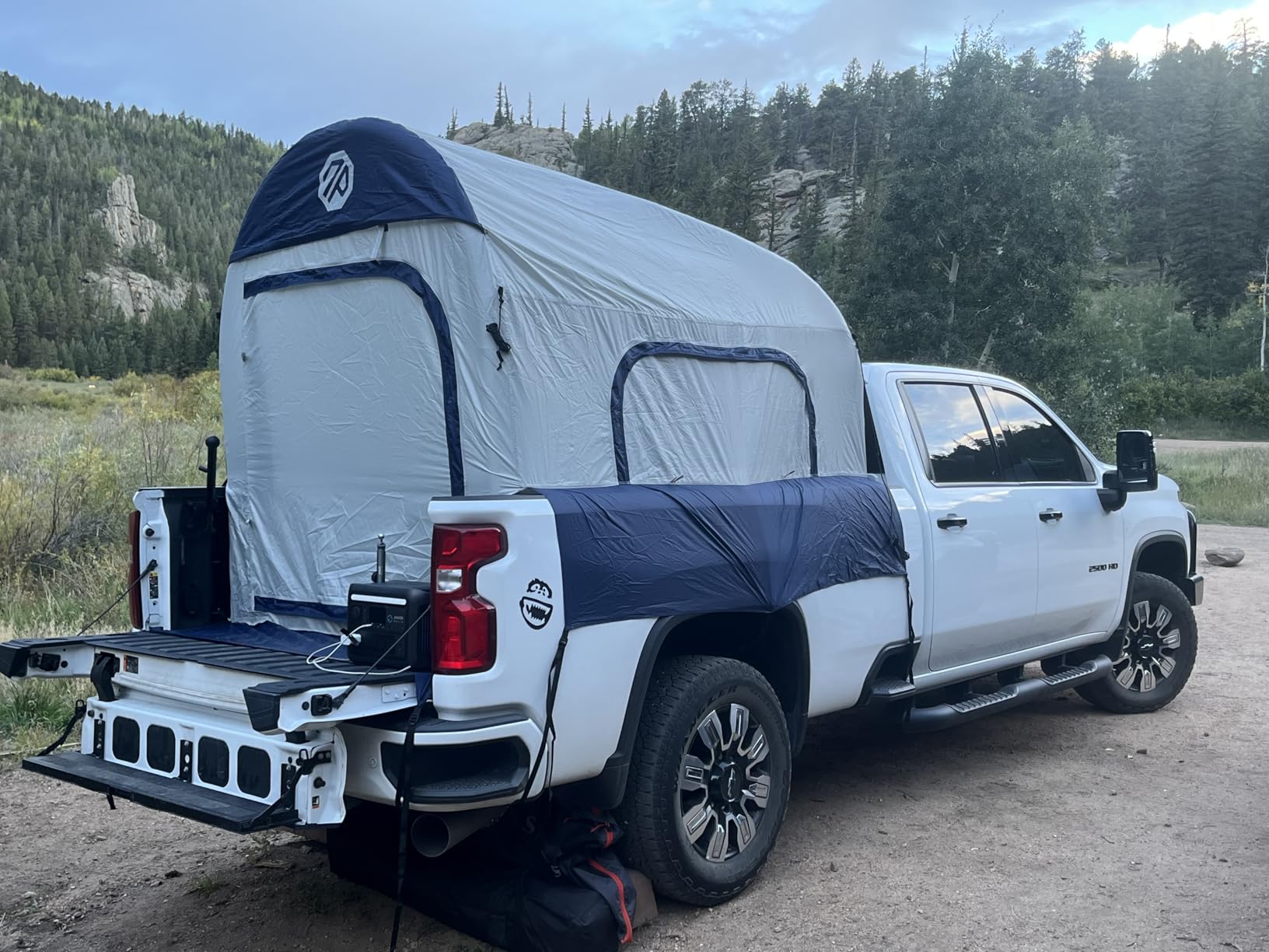 Niphean Truck Bed Tent for Camping 5ft-8ft for 2+1 People, 2 Mins Setup | Inflatable Pickup Truck Tent, PU 3000mm Waterproof & High-Strength Windproof, Spacious Interior for Multi-Landscape customer photo 1