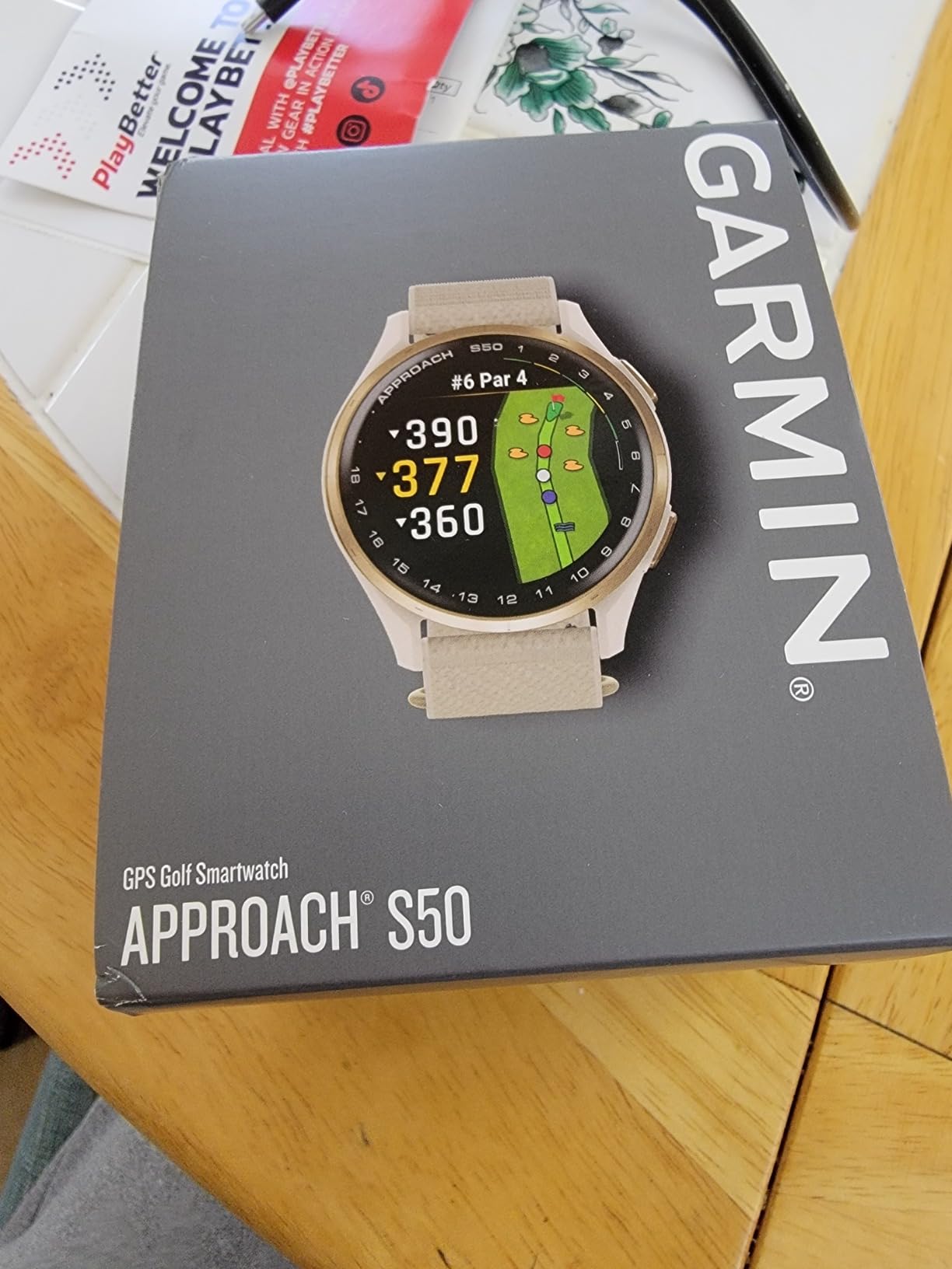 Garmin Approach S50 Golf GPS Smartwatch, 43mm, Black | Health & Wellness Features, PlaysLike Distance, Smart Notifications customer photo 1