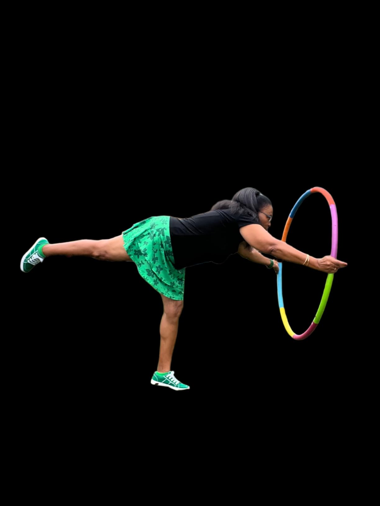 Phobby Weighted Exercise Hoop for Adults, Adjustable Fitness Hoop | 8 Detachable Hoop Sections with Jump Rope & Storage Bag, Home Gym Workout customer photo 2