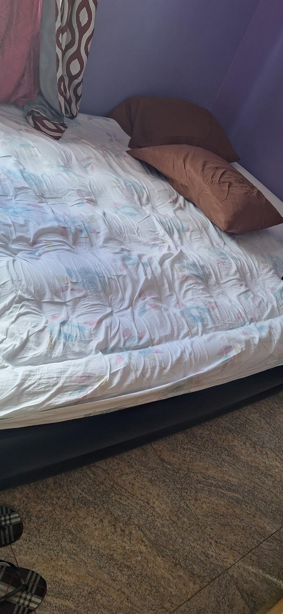 CHERIMOR Queen Air Mattress with Built-in Pump 18in, Upgraded 40 Air-Coil | 48Hr Leak-Proof Test, Upgraded Honeycomb Pillar, Supports 800 lbs, 3-Min Inflation Blow Up Matress for Home Guests & Camping customer photo 2