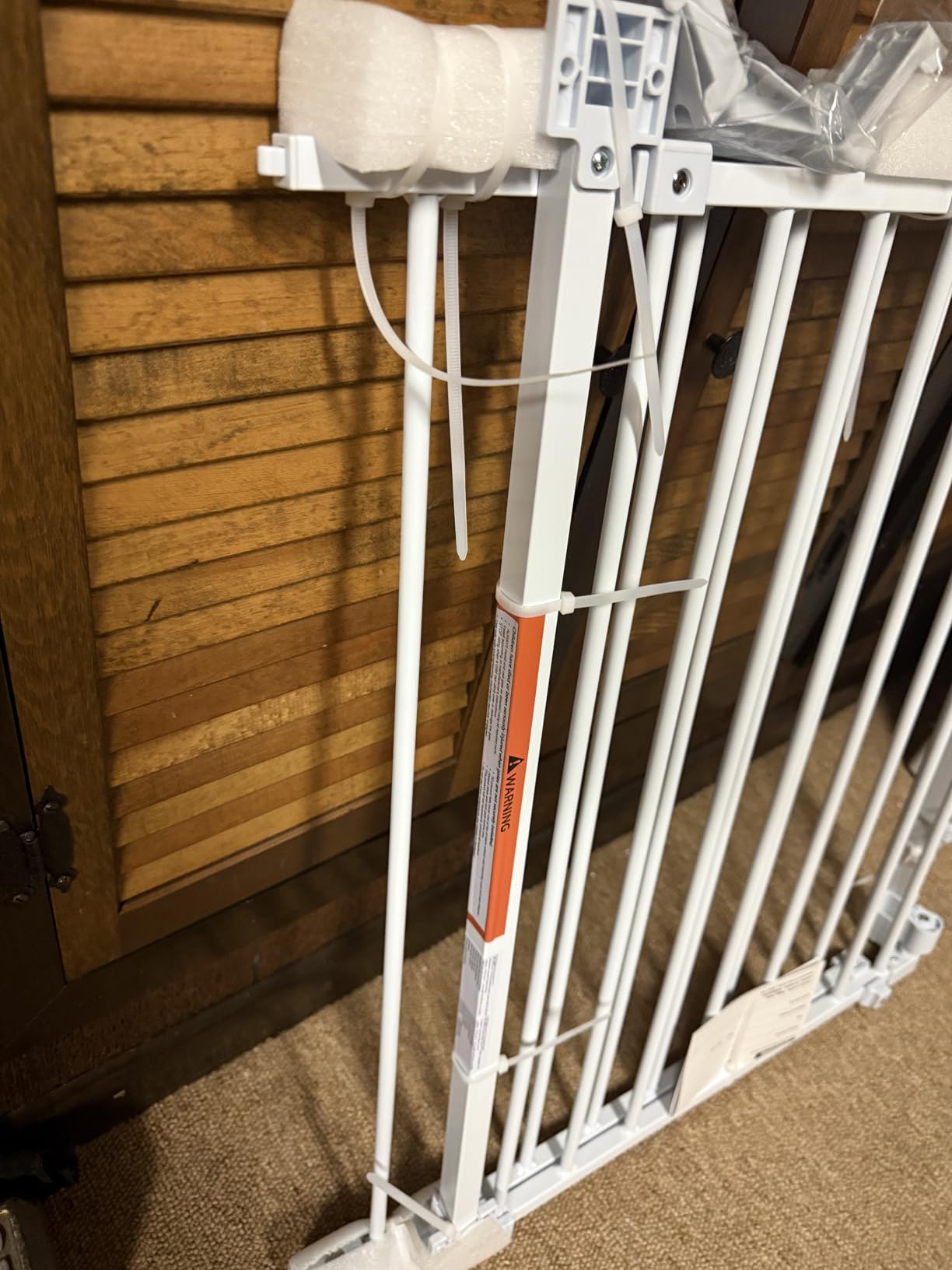 Babelio Removable Baby Gate for Stairs No Bottom Bar, 29-43