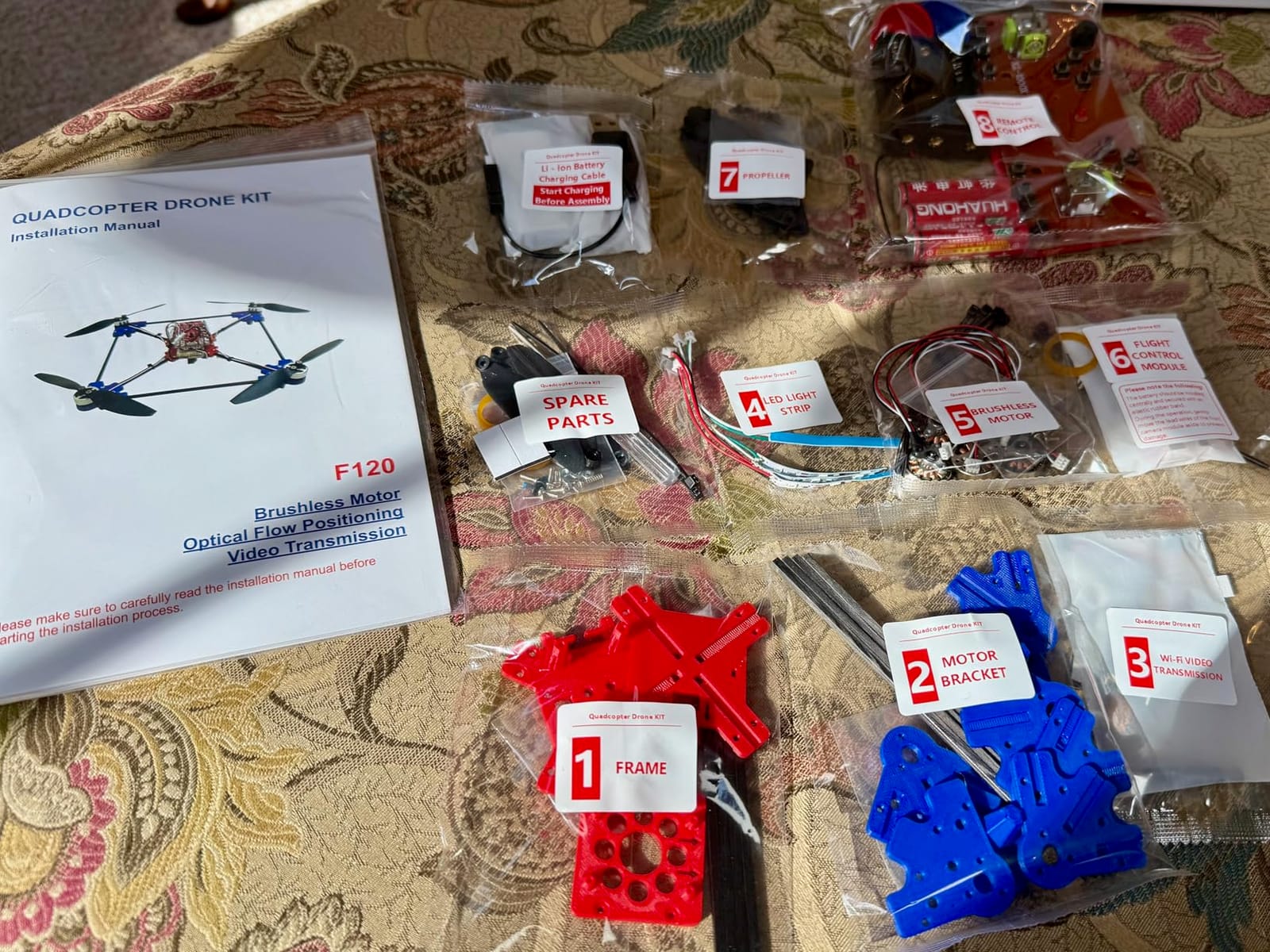 Quadrotor Drone DIY Kit: A Unique STEM Project with Brushless Motor, Optical Flow Hovering, One-Click Takeoff and Landing, and 360° Flip for DIY Enthusiasts to Learn Drone Basics customer photo 1