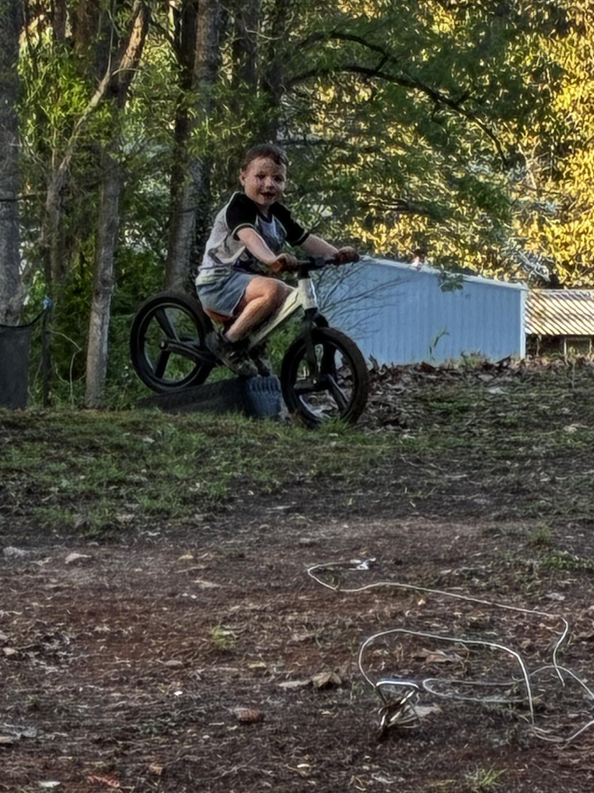 Ridego 14 Inch Balance Bike for Kids 3-6 Year Old, Lightweight Kids Bike with Adjustable Seat, Push Bicycle with Air Rubber Tires, Ride-on Toys Birthday Gift customer photo 1