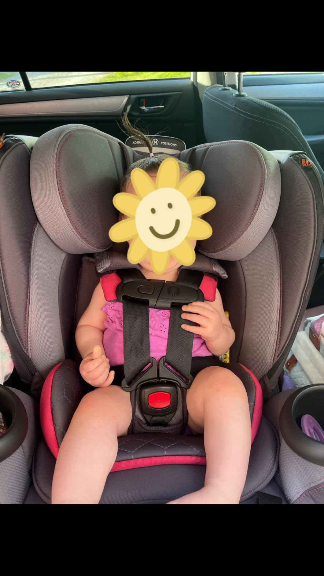 Evenflo Revolve360 Extend All-in-One Rotating Car Seat | with Quick Clean Cover, Rear-Facing, Forward-Facing, Highback Booster Mode, Infant to 12 Years (Revere Gray) customer photo 1