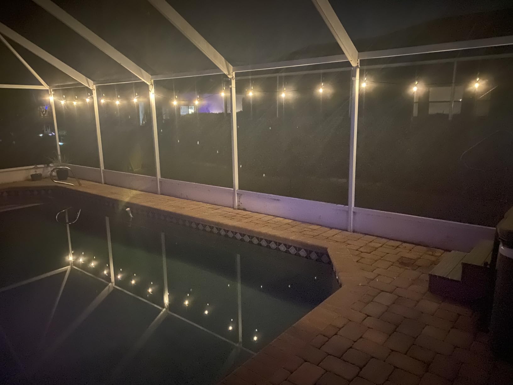 Brightown 108FT 52LED Solar String Lights Outdoor with Remote & USB Port | Shatterproof Bulbs, Dimmable & Timable, 3 Modes, Patio Lights Solar Powered with a Mount Clip for Camping Backyard Garden customer photo 1