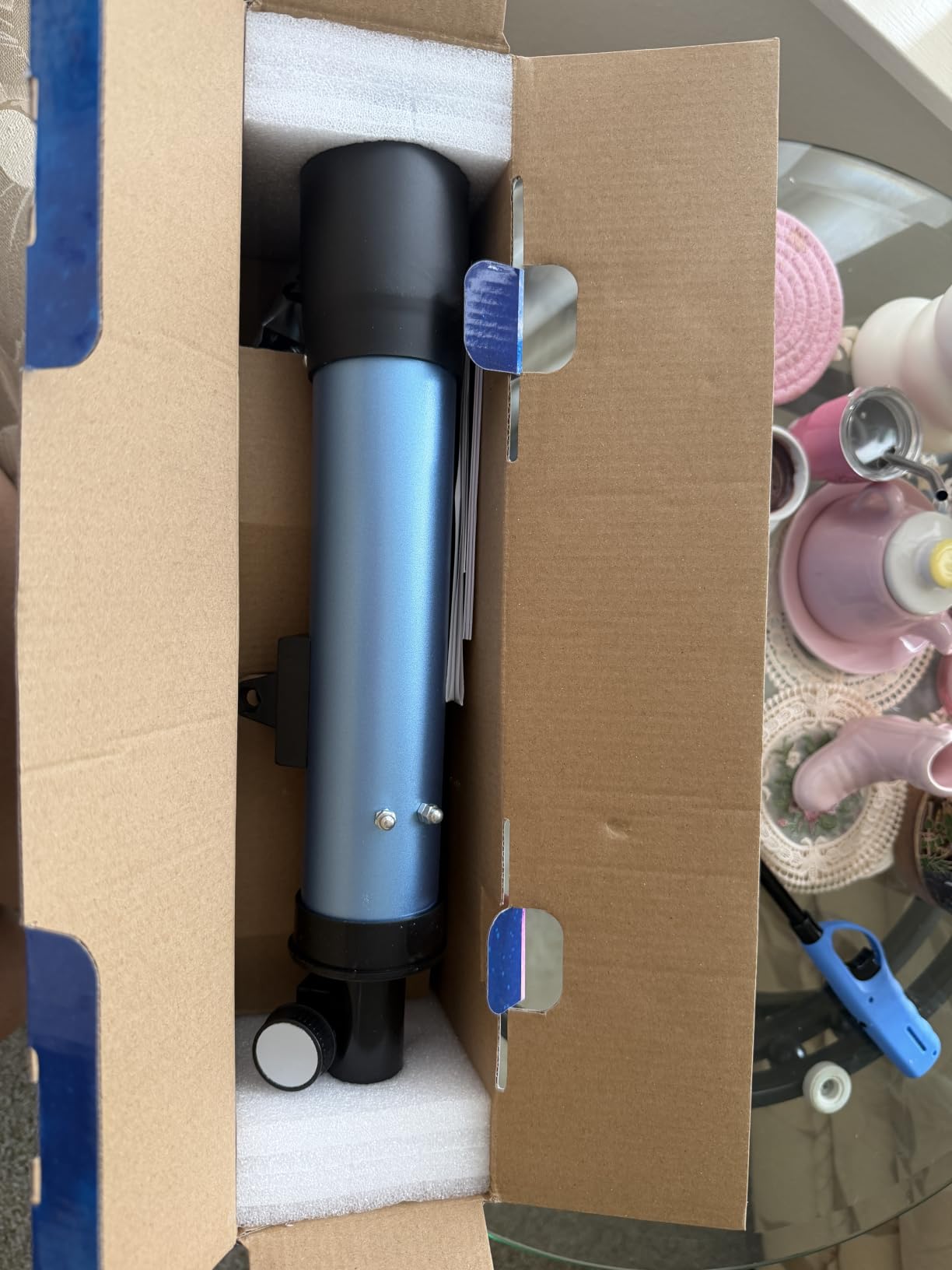 Telescope for Kids, 50mm 100x Beginner Telescope with Tripod | 2 Eyepieces, Finder Scope, Portable Design, STEM Astronomy Learning, Educational Gift for Boys & Girls Ages 6-12 customer photo 1