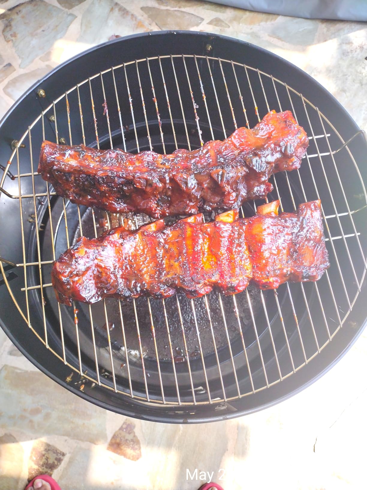 BBQ Charcoal Smoker for Meat: 16 Inch Heavy Duty 4 In 1 BBQ Charcoal Grills | Vertical Barbecue Smokers Grill Combo for Outdoor Cooking Patio Backyard Picnic Party Grilling customer photo 1