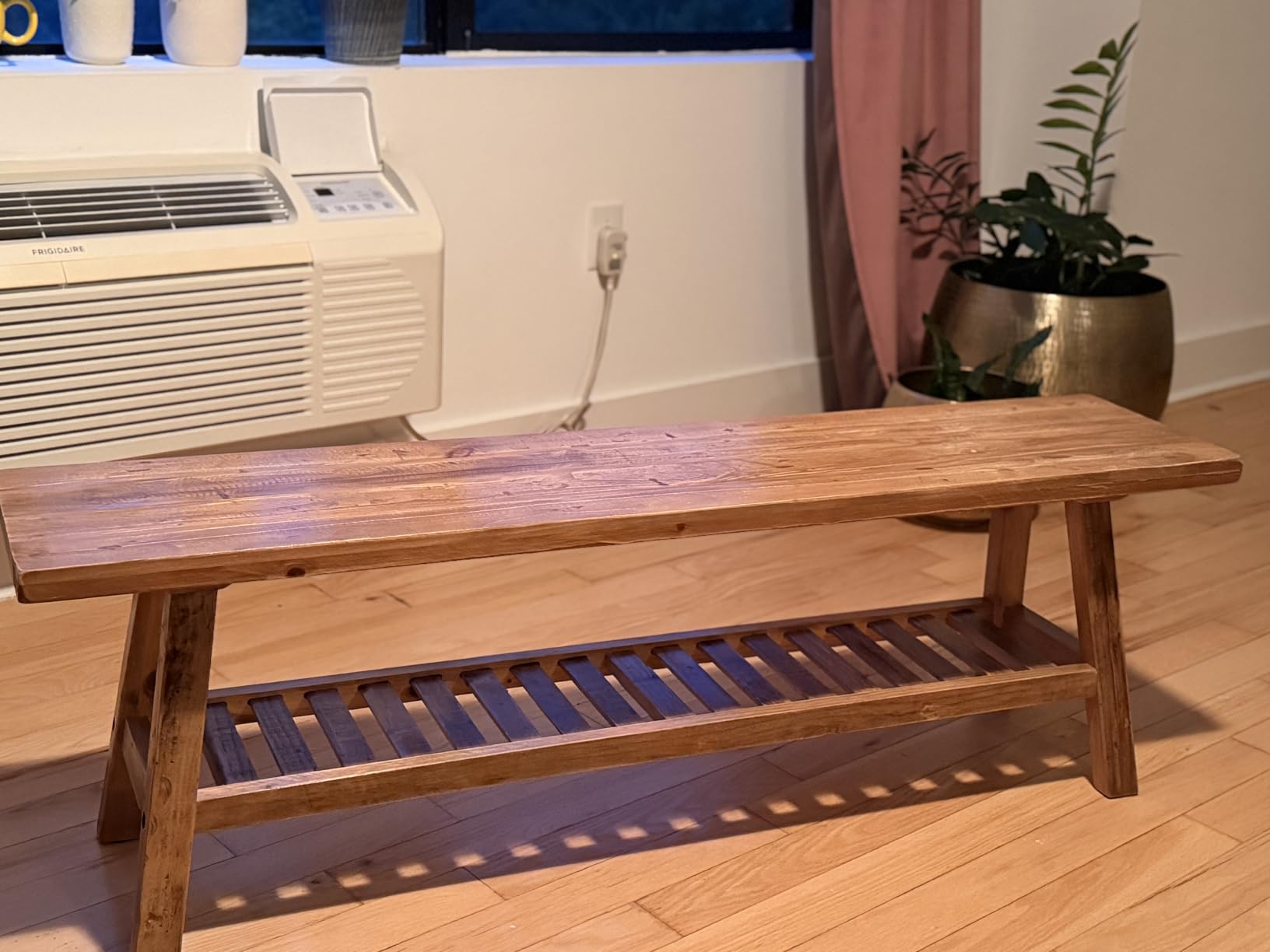 HOKYHOKY Reclaimed Solid Wood Bench-43.3