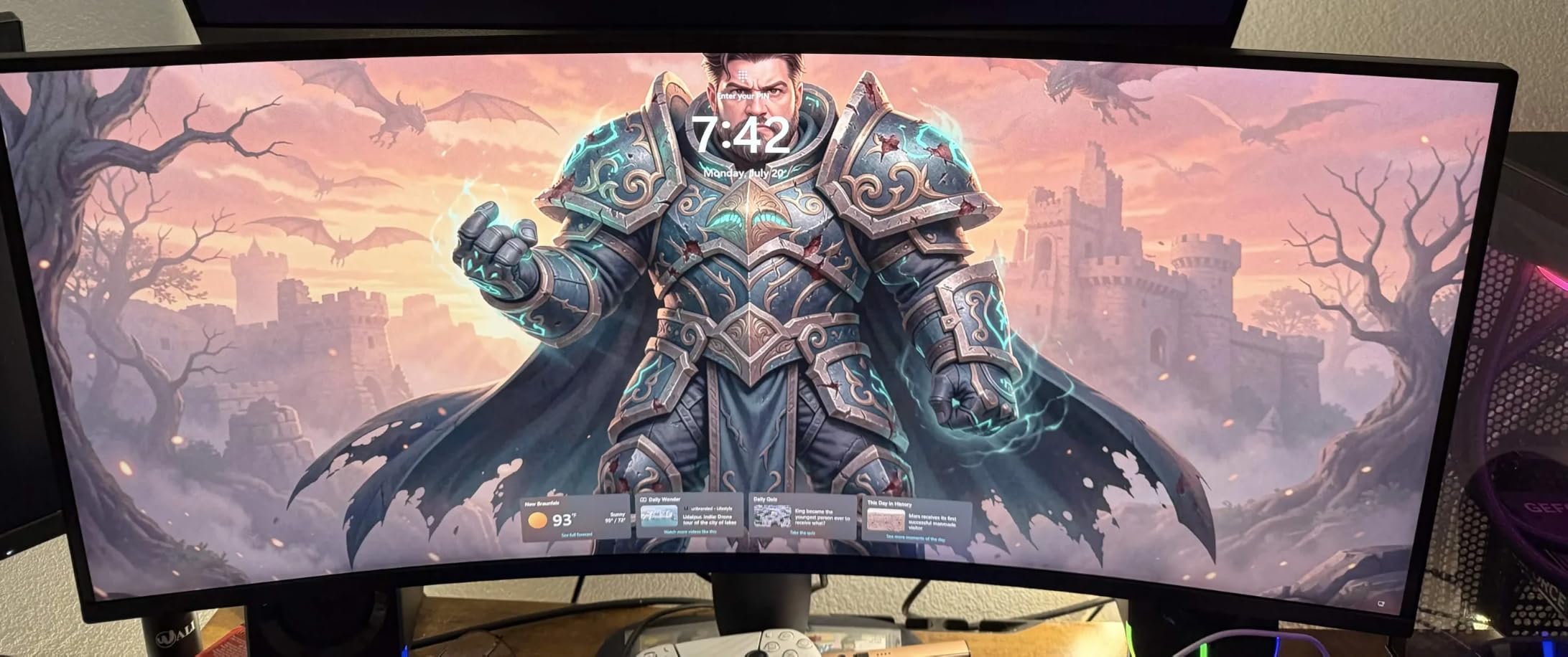 Alienware 34 Curved Gaming Monitor - AW3425DWM - 34-inch WQHD 180Hz 1ms Display, 1500R, AMD FreeSync Premium, VESA AdaptiveSync customer photo 2