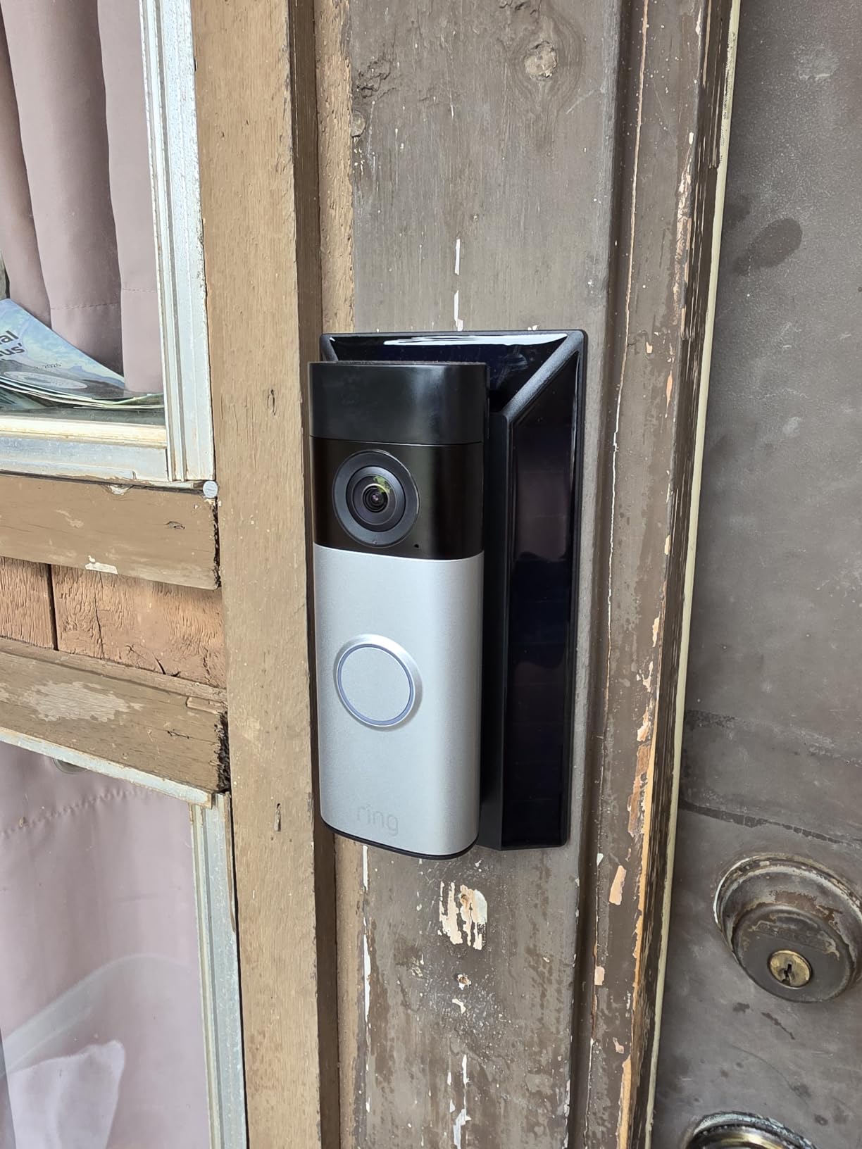Ring Battery Doorbell 2K Plus (newest model), Retinal 2K with wide-angle video, up to 6x Enhanced Zoom, Night Vision, and Quick Release Battery Pack, Nickel Silver customer photo 1