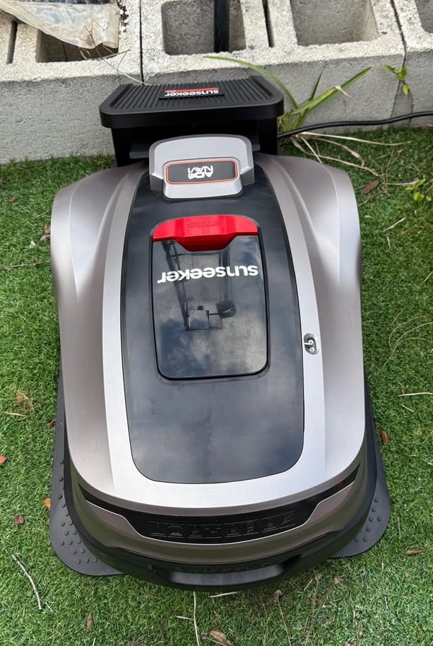 Sunseeker X3 Plus Robot Lawn Mower, RTK, Vision AI, 0.3 Acre, Wire-Free | Efficient edge cutting for homeowners with small to midsize suburban yards, multiple zones and defined borders. customer photo 2