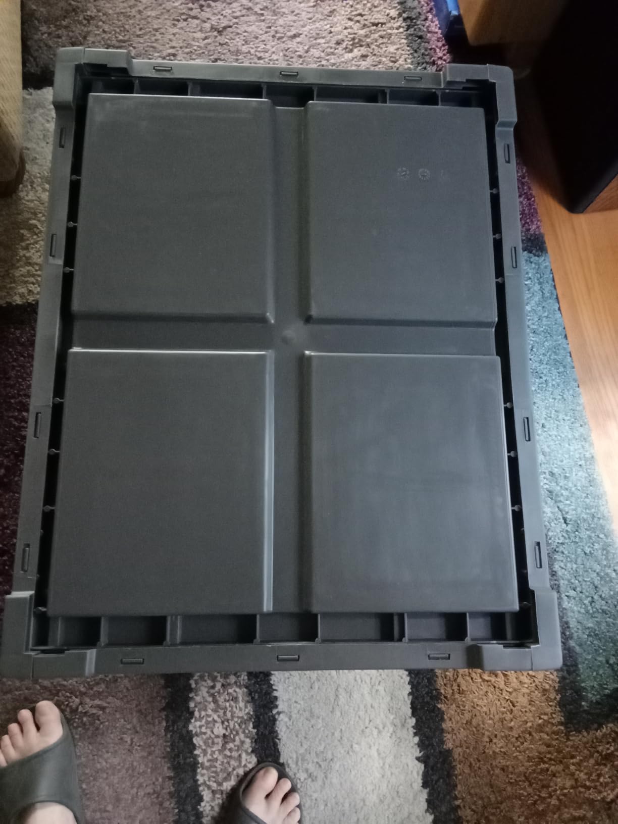 EAST OAK 120 Gallon Outdoor Storage Box | Large Resin Deck Box with Reinforced Stainless Steel Support | Waterproof & UV-Resistant customer photo 2