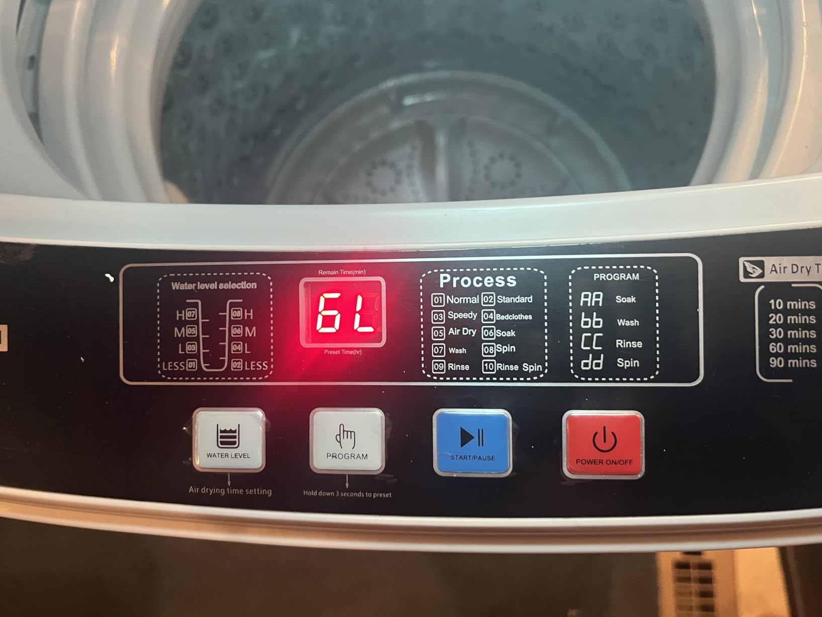 Winado 17.6LBS Full Automatic Portable Washing Machine with Drain Pump | 10 Wash Programs, 8 Water, 2 in 1 Washer and Spinner, For Apartments, RV, Camping customer photo 2