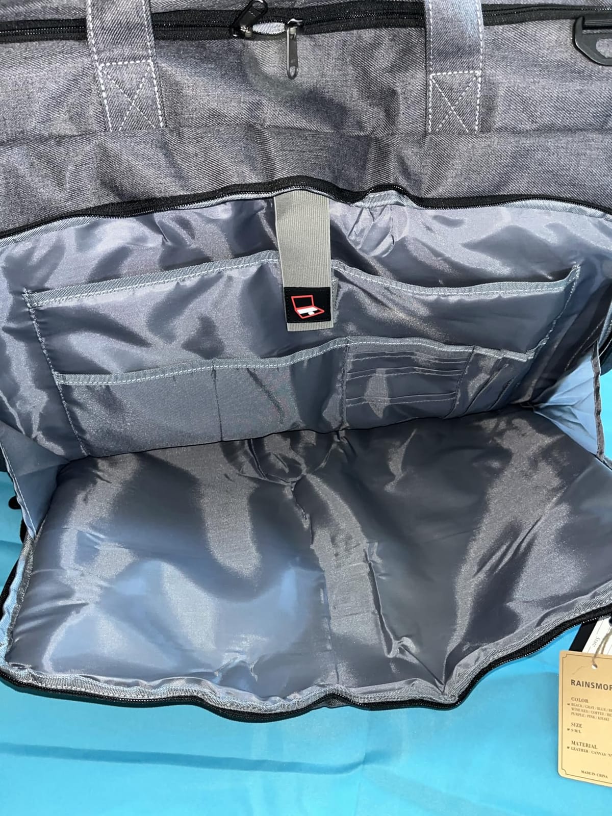 RAINSMORE Garment Bags for Travel Carry On Garment Bag for Hanging Clothes, Suit Bag for Business Trips with Shoes bag & Shoulder Strap, Waterproof Foldable Suit Luggage Bag for Men Women, Black customer photo 1