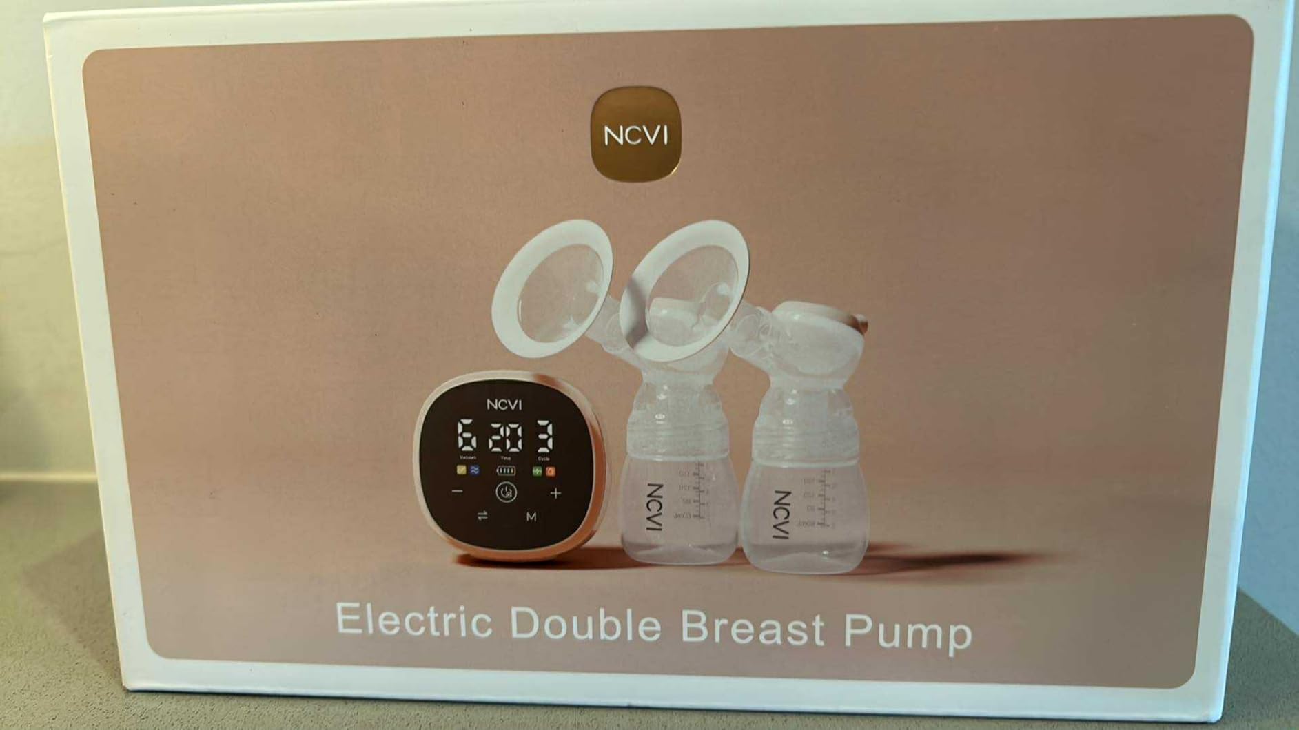 NCVI Electric Breast Pump, 4400mAh Portable Breast Pump, 4 Modes 9 Levels | Hands Free Breast Pump Hospital-Grade, Smart Display, Quiet Breastfeeding Pump Fits 17-24mm Flanges for Home Work Travel customer photo 1