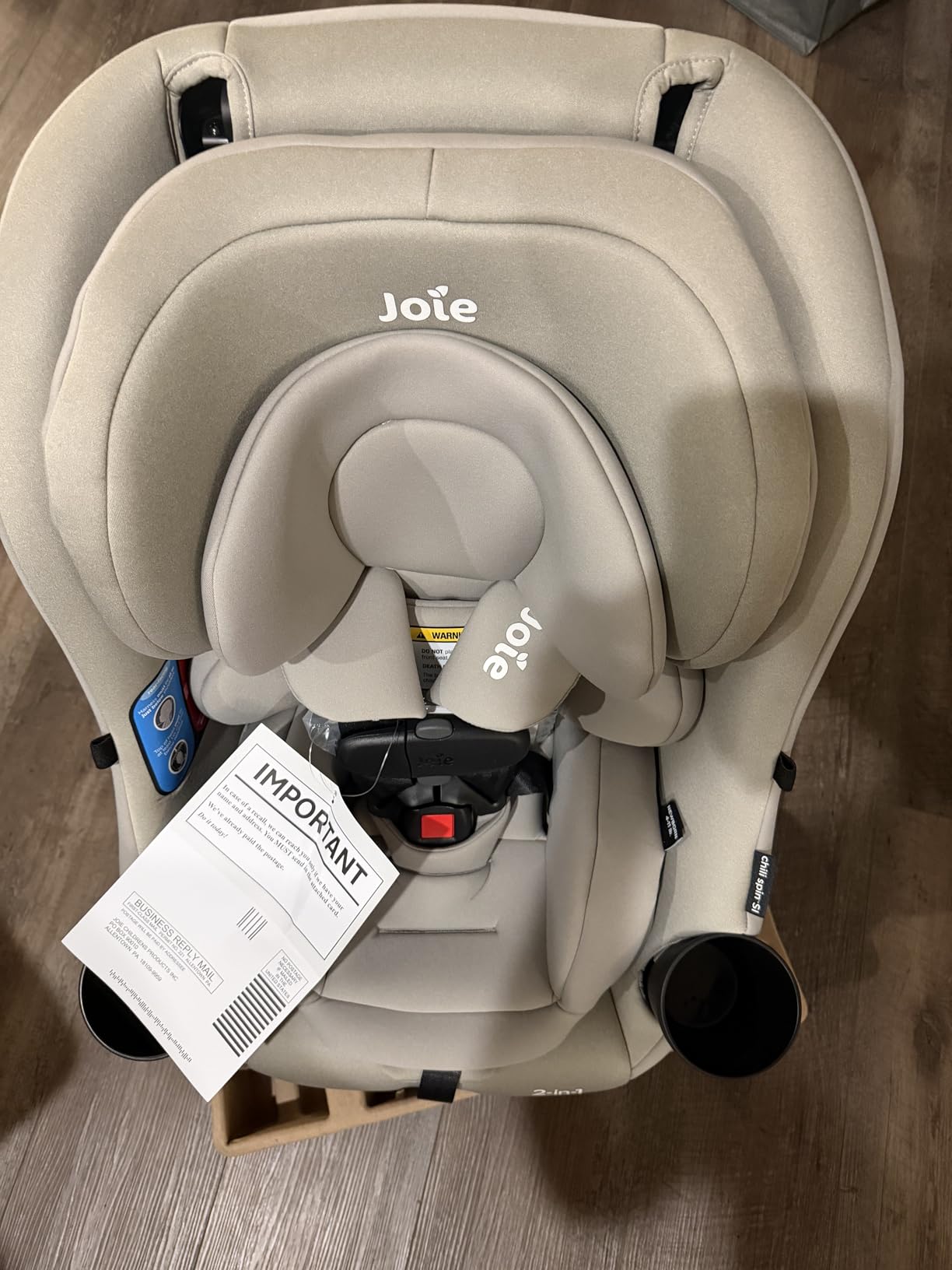 Joie Baby Chili Spin SI 360 Rotating 2-in-1 Car Seat, Convertible | Rear and Forward-Facing, No-Rethread Harness, Side Impact Protection customer photo 2