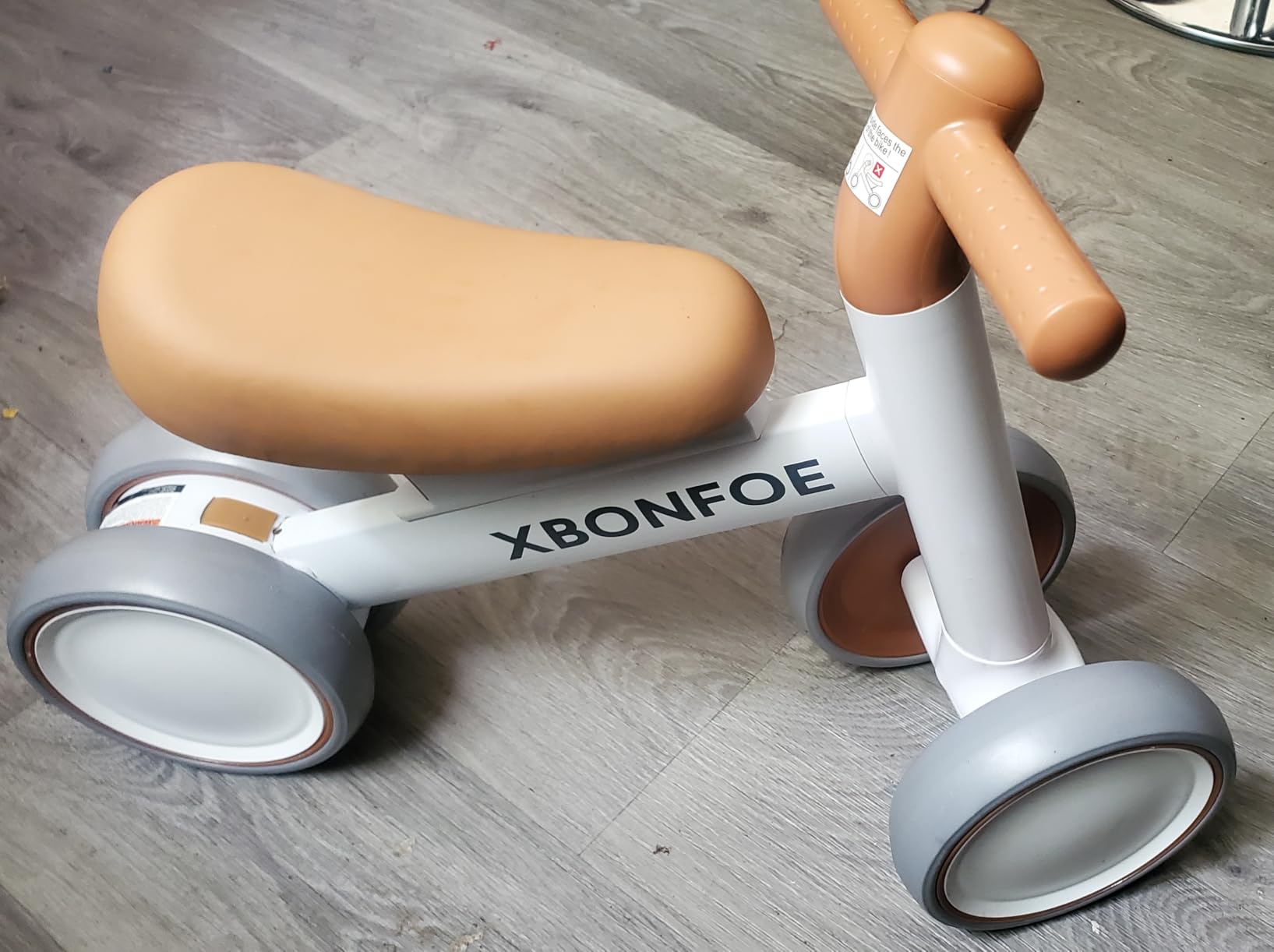 Baby Balance Bike for 1 Year Old Boys Girls, 10-24 Month Toddler Balance Bike, Baby Bike with No Pedal 4 Silence Wheels, First Ride on Toys with Adjustable Soft Seat, First Birthday Gifts customer photo 2