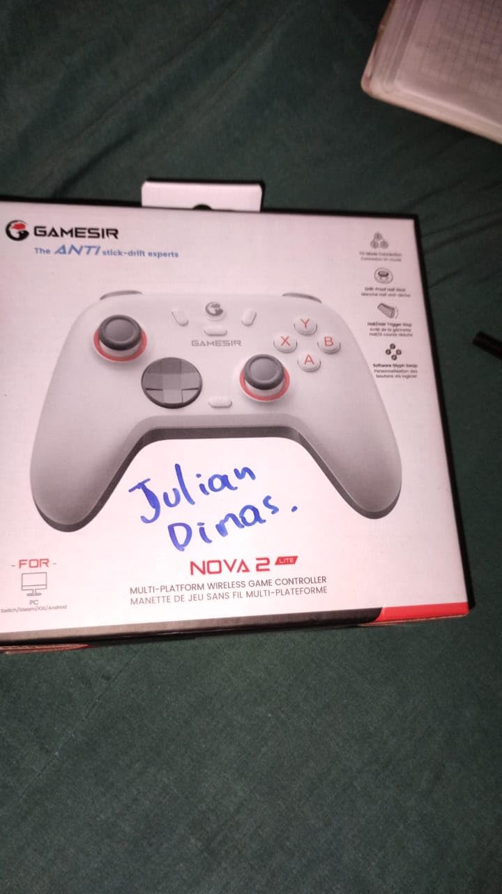 GameSir Nova Lite 2 Wireless PC Controller Hall Effect Sticks | Hall Effect Triggers, 2.4G & Wired 1000Hz Polling Rate, Remappable Buttons - Compatible with PC/Switch/Steam/Android customer photo 2