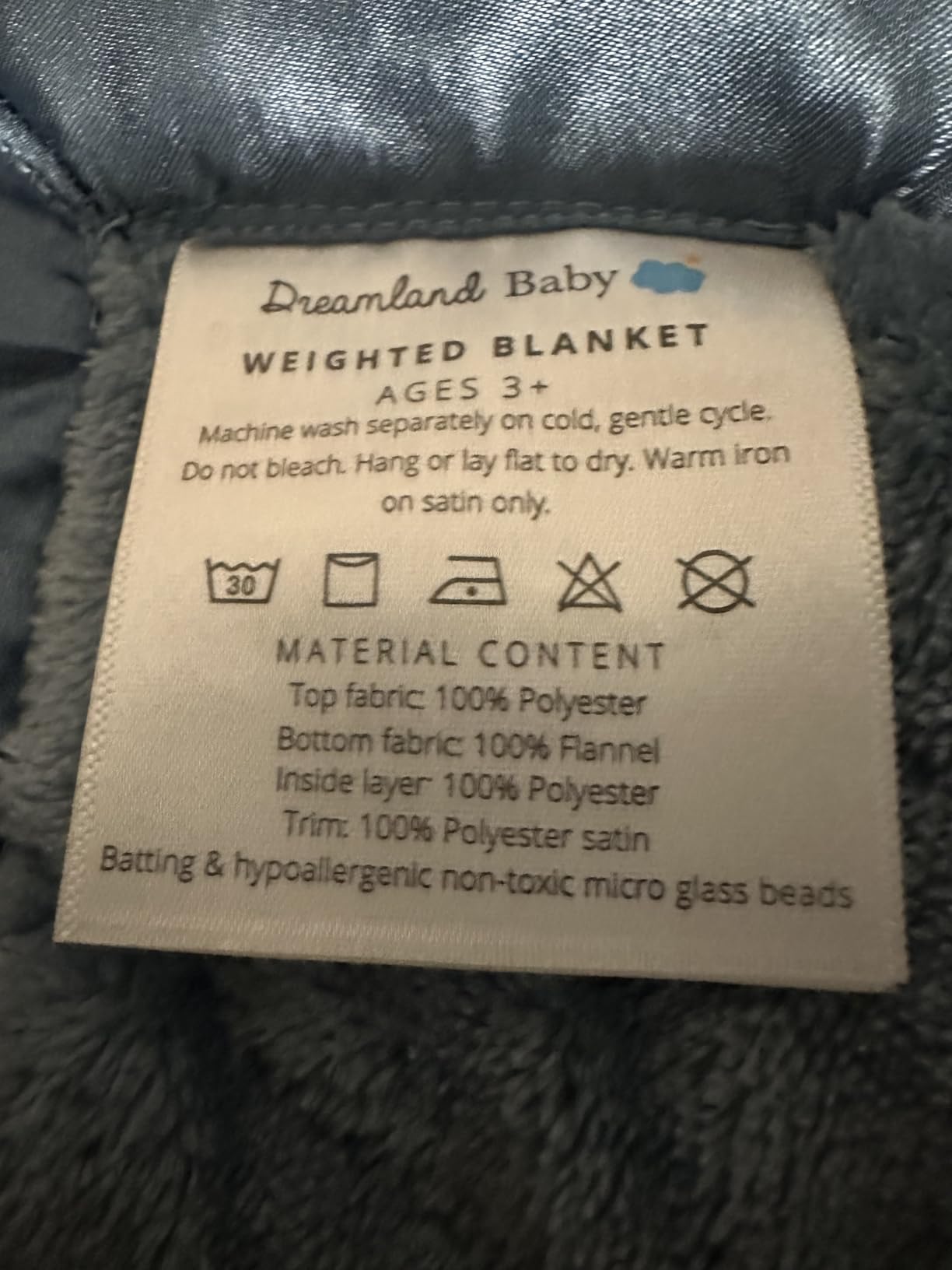 Dreamland Baby 4lb Weighted Blanket for Kids (Dusty Rose) | Premium Breathable Dual Fabrics w/ Minky Cooling Side & Cozy Microfleece on Reverse, Mom-Owned US Business, Washable, 36