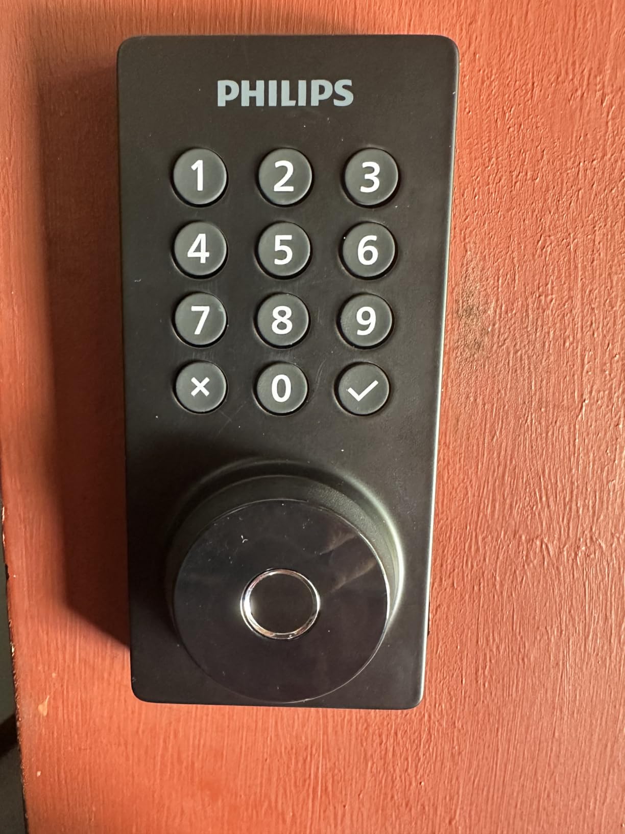 Philips Wi-Fi Smart Deadbolt Lock, Keyless Entry Door Locks for Front Door | Code / Fingerprint / APP Unlock, Remote Access, Alexa Google Voice Unlock, Auto Lock, Built in Wi-Fi, Backlit Touchscreen customer photo 2