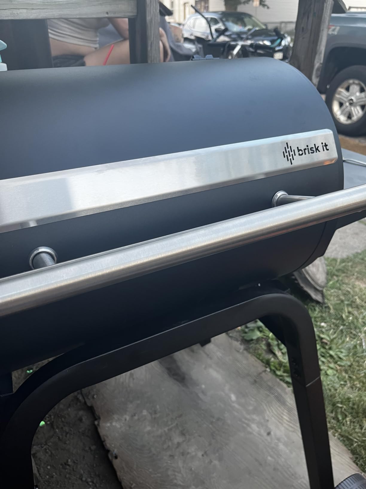 Brisk It Zelos-450 Wood Pellet Grill & Smoker, 450 Sq In, WiFi and A.I. | 7-in-1 BBQ Versatility With Waterproof Cover, App Control, Auto Cooking, PID Controller, 500°F Max, 12 lb hopper, Meat Probe customer photo 1