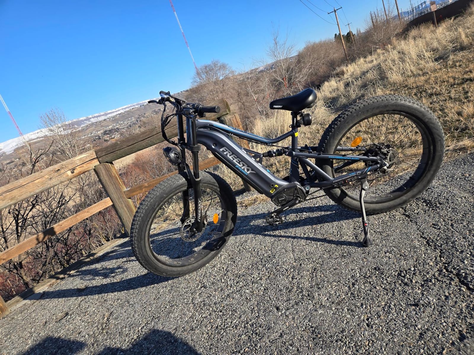 FREESKY Electric Bike for Adults, 4000W BAFANG Motor, 48V 35Ah Battery | 38+MPH, 150 Miles Long Range Fast Ebike, Full Suspension, 26'' Fat Tire E Mountain Bicycle for Trail, Commuting, All-Terrain customer photo 1