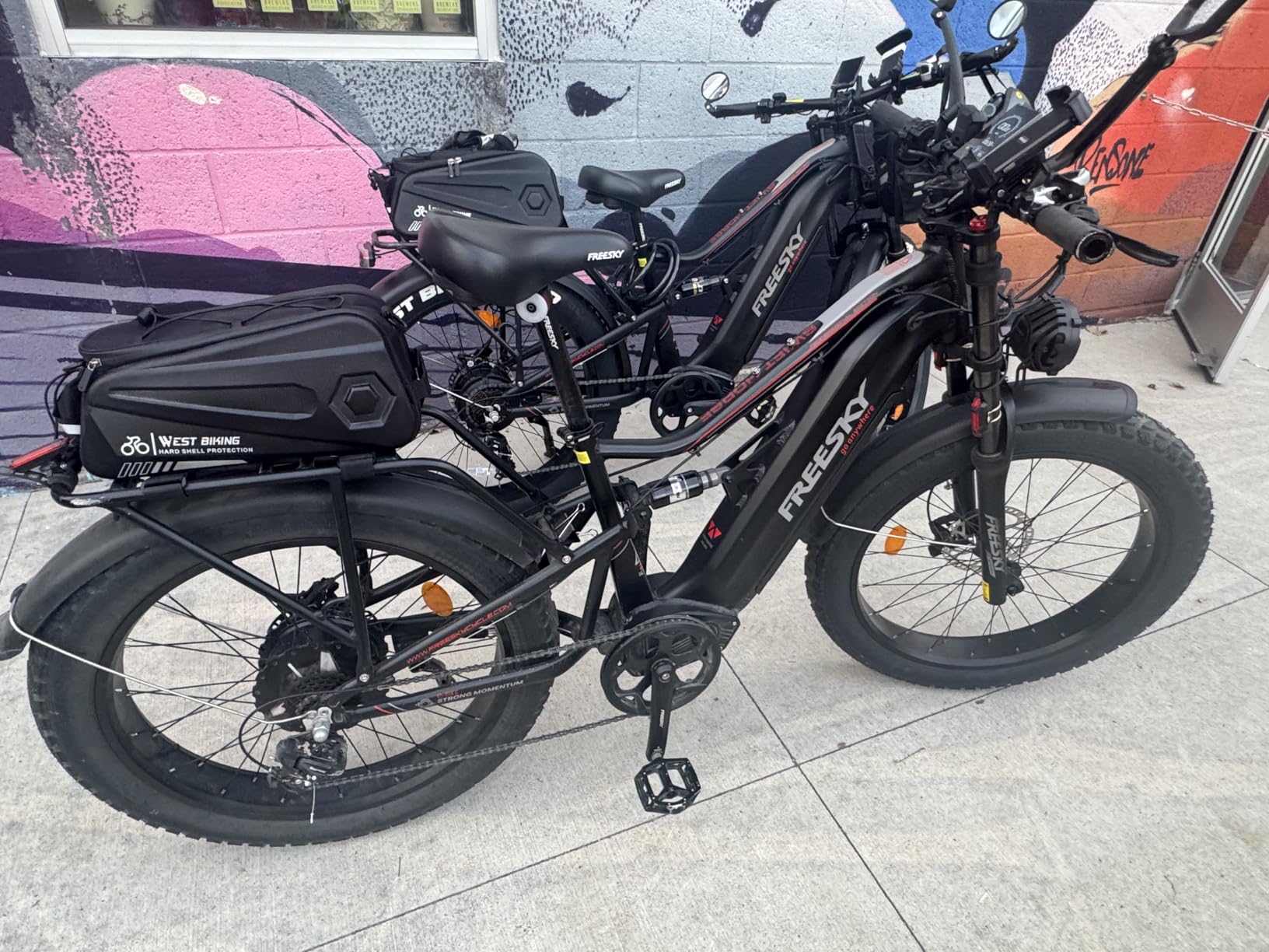 FREESKY Electric Bike for Adults, 4000W BAFANG Motor, 48V 35Ah Battery | 38+MPH, 150 Miles Long Range Fast Ebike, Full Suspension, 26'' Fat Tire E Mountain Bicycle for Trail, Commuting, All-Terrain customer photo 2