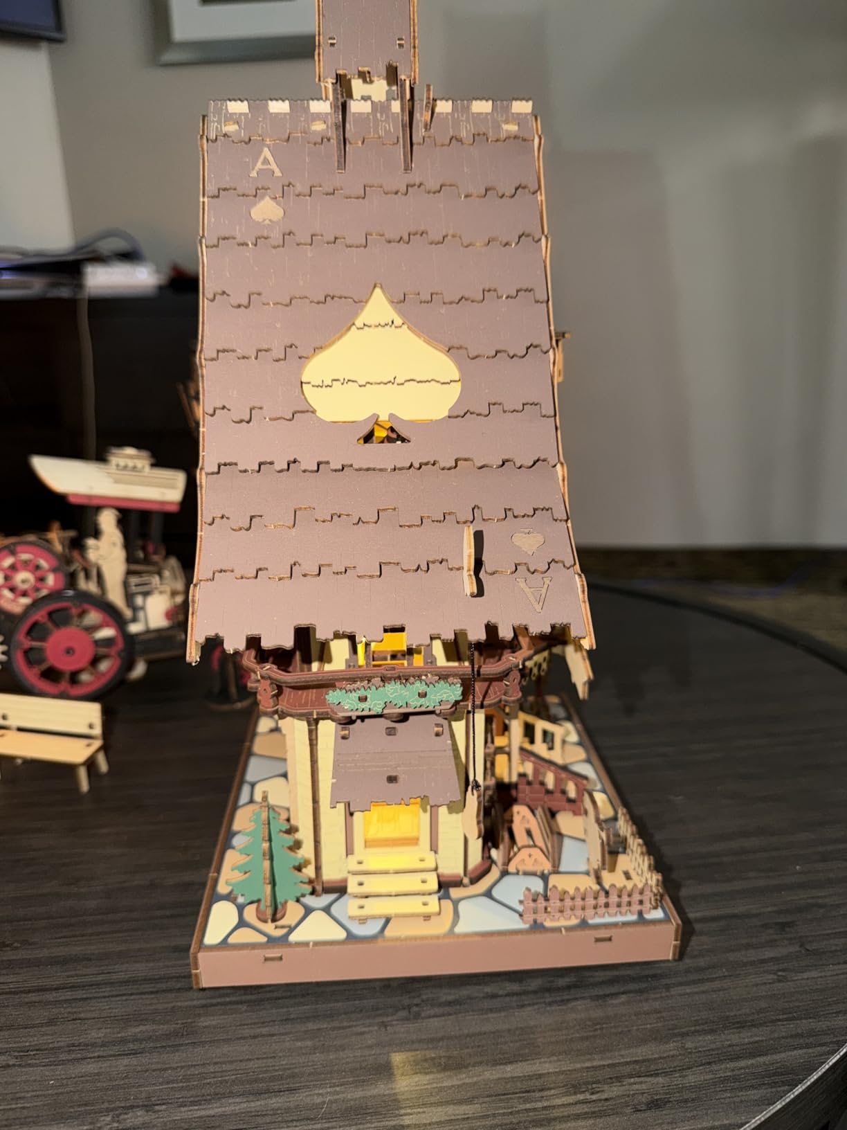 ROKR 3D Wooden Puzzles for Adults, Cuckoo Clock Model Kit, Room Home Decor DIY Watch Making Kit Functional Mechanical Building Toys, Hobbies Birthday Christmas Day Gifts for Men Women 14+ customer photo 1