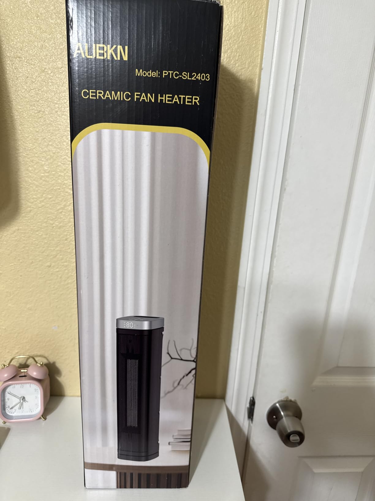 X-Large 1500W Electric Space Heaters for Indoor Use, 24 inches | Thermostat, 70° Oscillation, ECO Modes, Remote, 12H Timer, Fast Heating, Quiet PTC Heater for Office, Bedroom, Large Room customer photo 1