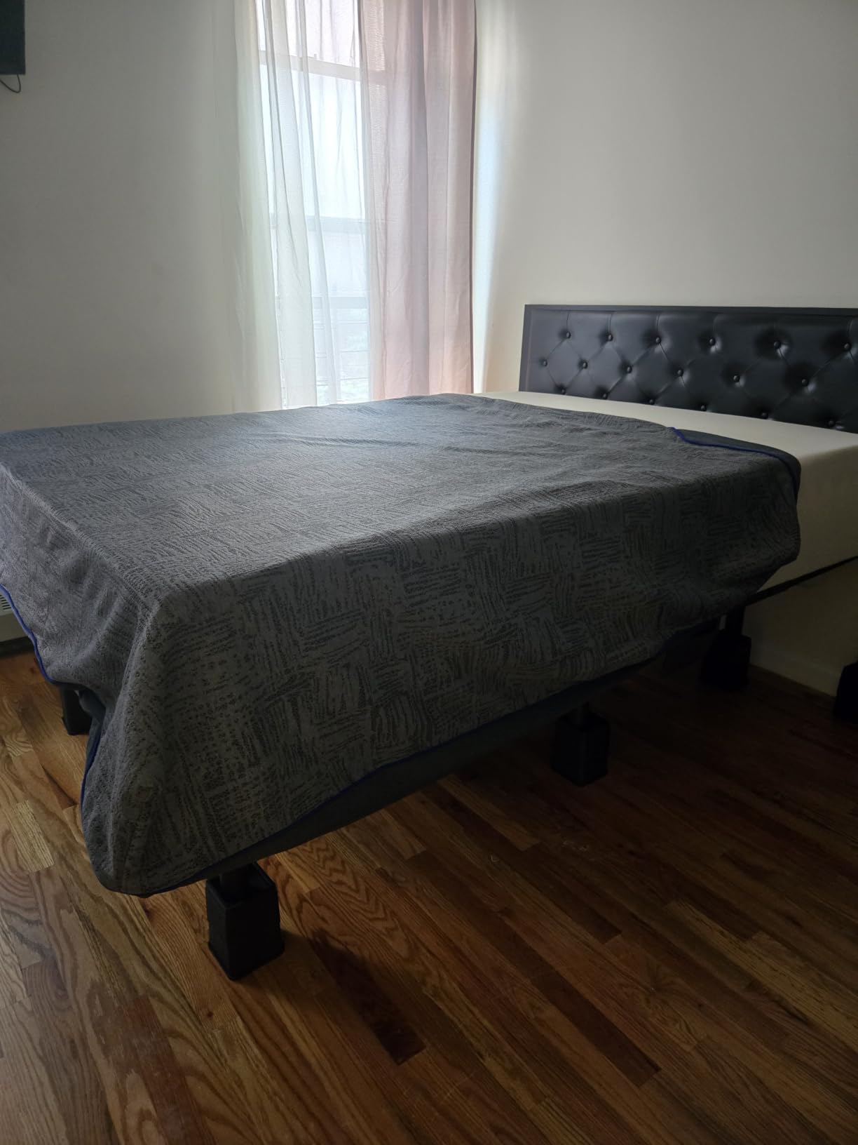 Marsail NS1 Massage Adjustable Base with Mattress Set, Queen Adjustable Bed Frame + 12-inch Cooling Gel Memory Foam Mattress, Dual Motor Bed Frame with Wireless Remote, CertiPUR-US Certified customer photo 1