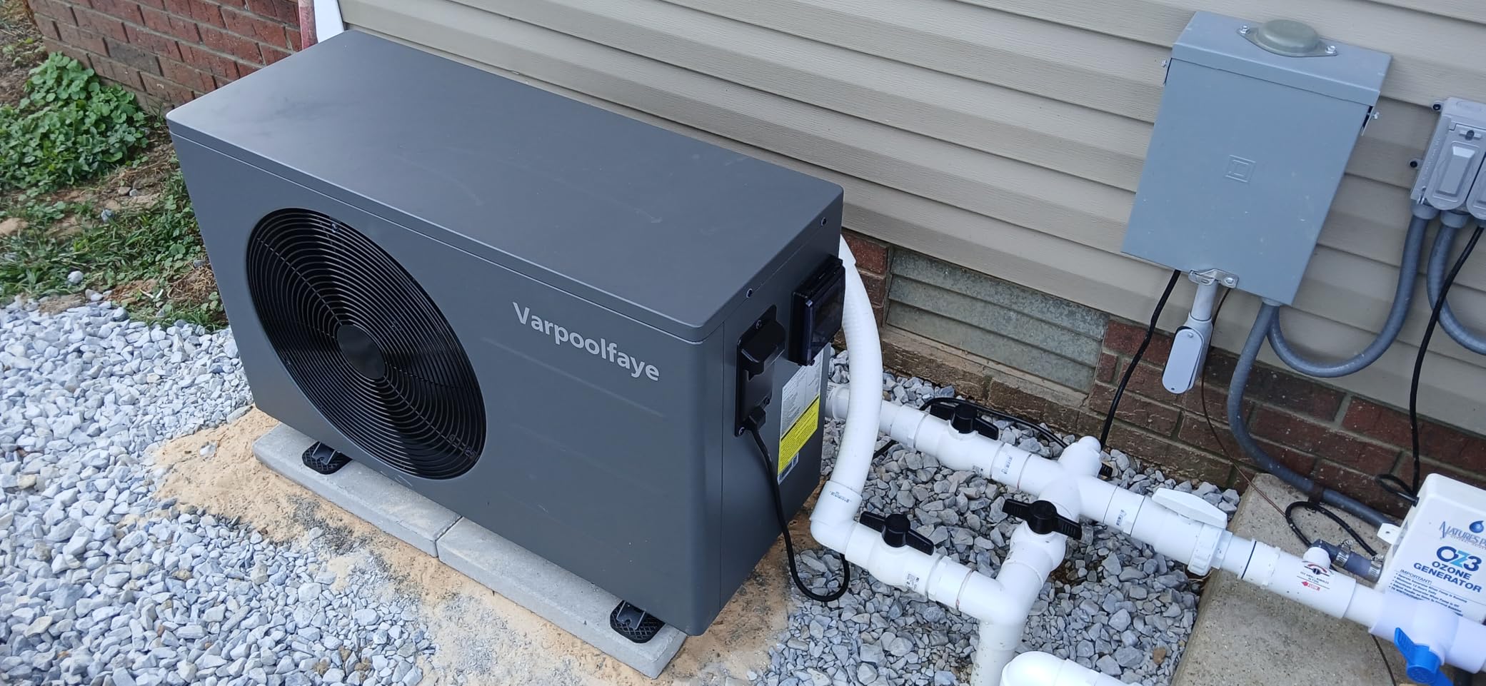 40000 BTU Pool Heater for Above Ground and Inground Pools 220v | Pool Heat Pump Heating or Cooling Up to 12000 Gallon COP 6.2 Energy-efficient, Save 45% WiFi App Control customer photo 1