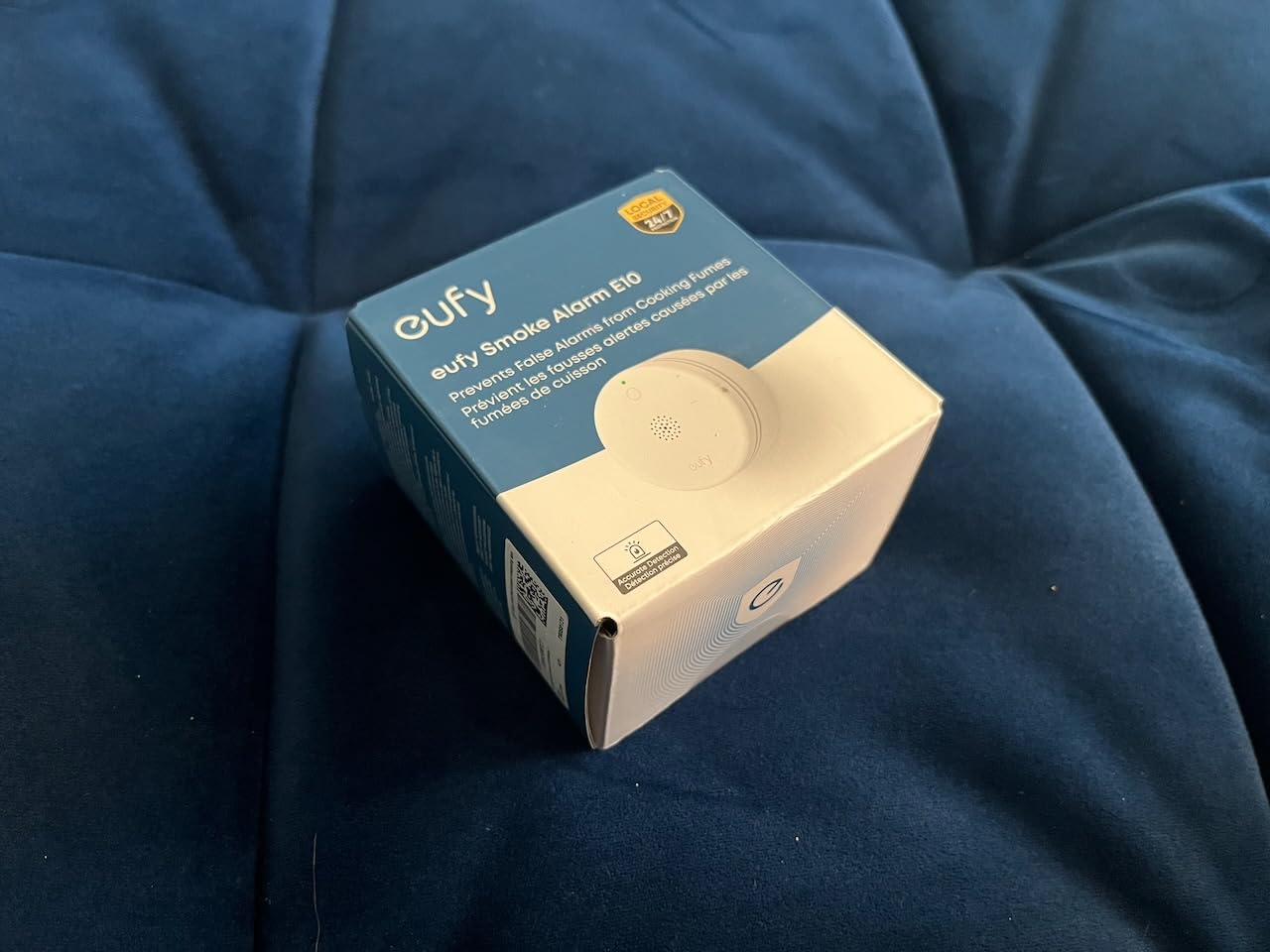 eufy Security Smoke Alarm E10, Smoke Detector, Ultra-Compact 70 mm Design | 5-Year Battery, App Alerts Away from Home, Loud Siren, Fewer False Alerts with UL 217 Compliance, Requires eufy HomeBase customer photo 1