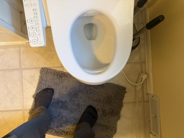 TOTO WASHLET S2 Electronic Bidet Toilet Seat with Instantaneous Water Heating, PREMIST and EWATER+ Wand Cleaning, Round, Cotton White - SW3345#01 customer photo 1