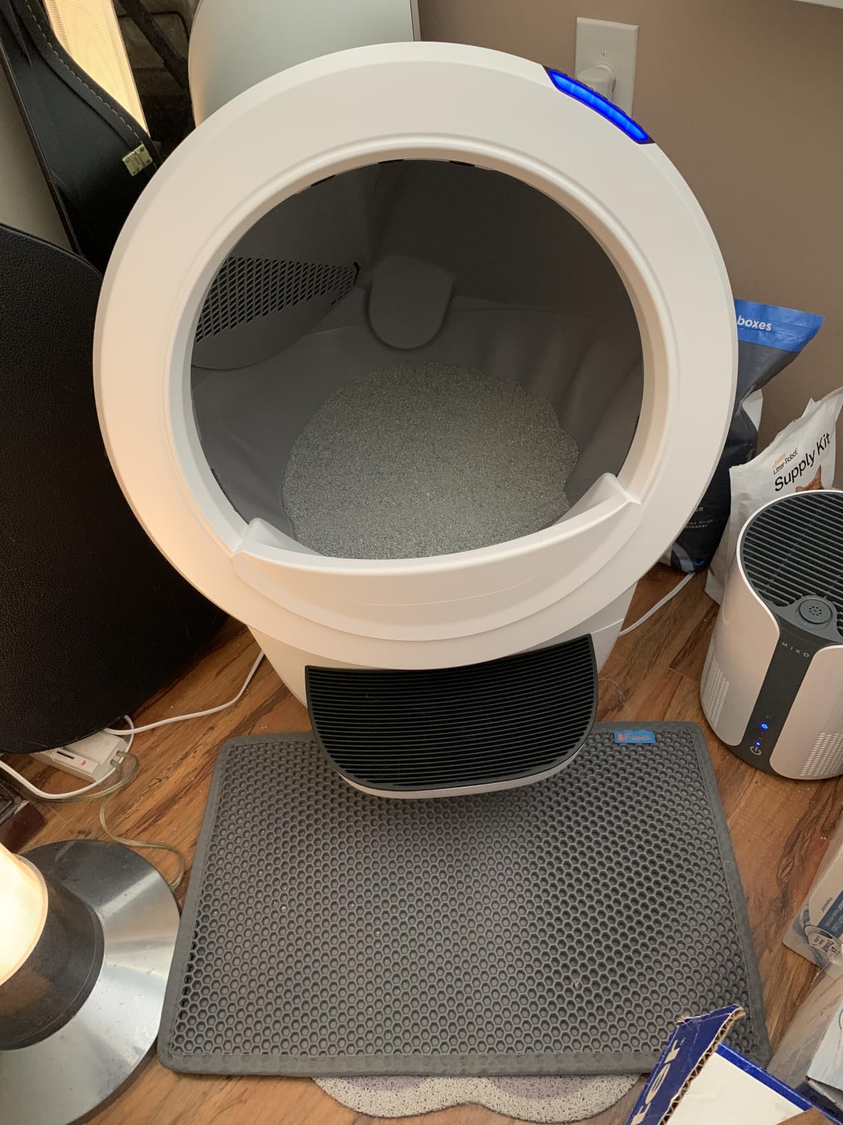 Whisker Litter-Robot 4 Supply Bundle - Automatic Self-Cleaning Cat Litter Box, Includes 3 OdorTrap Refills, 10 Liners, 30 Cleaner Wipes, & 2 Carbon Filters customer photo 1