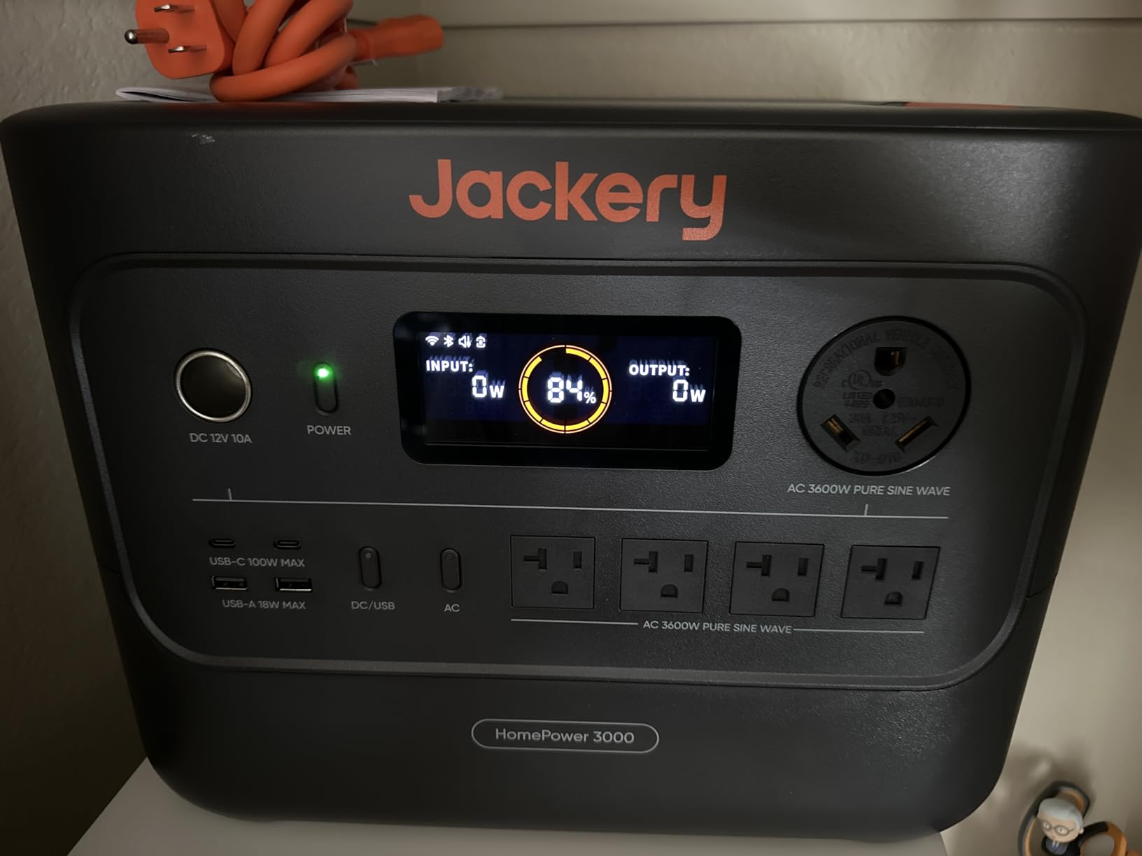 Jackery HomePower 3000 Portable Power Station, 3072Wh, 3600W AC Output | 7200W Surge, LFP Battery, Solar Generator, Essential Home Backup for Home Use, Power Outage (Solar Panel Optional) customer photo 1