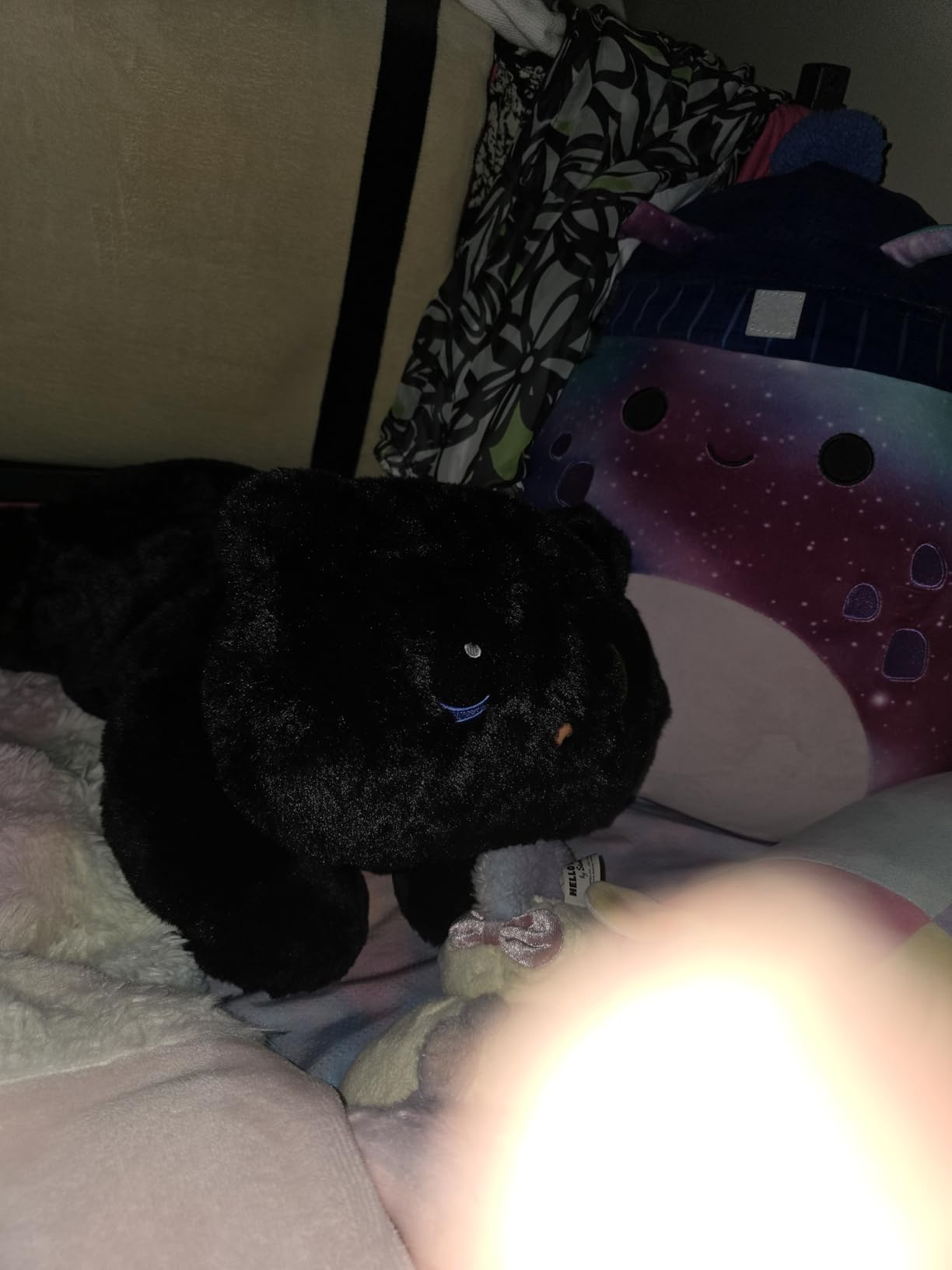 Mewaii Weighted Stuffed Animals Black Cat Plush, Heatable Coolable, 2-5lbs | Adjustable Comfort, Microwaveable Removable Inner Pad, Machine Washable Cover, Cozy Gift for Adults & Kids, 23in customer photo 1