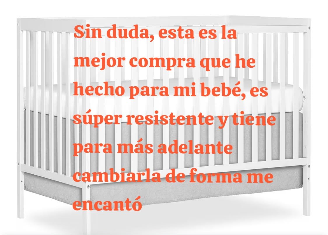 Dream On Me Synergy 5-in-1 Convertible Full Size Baby Crib, GREENGUARD Gold | BSA Verified, Baltic Amber customer photo 2