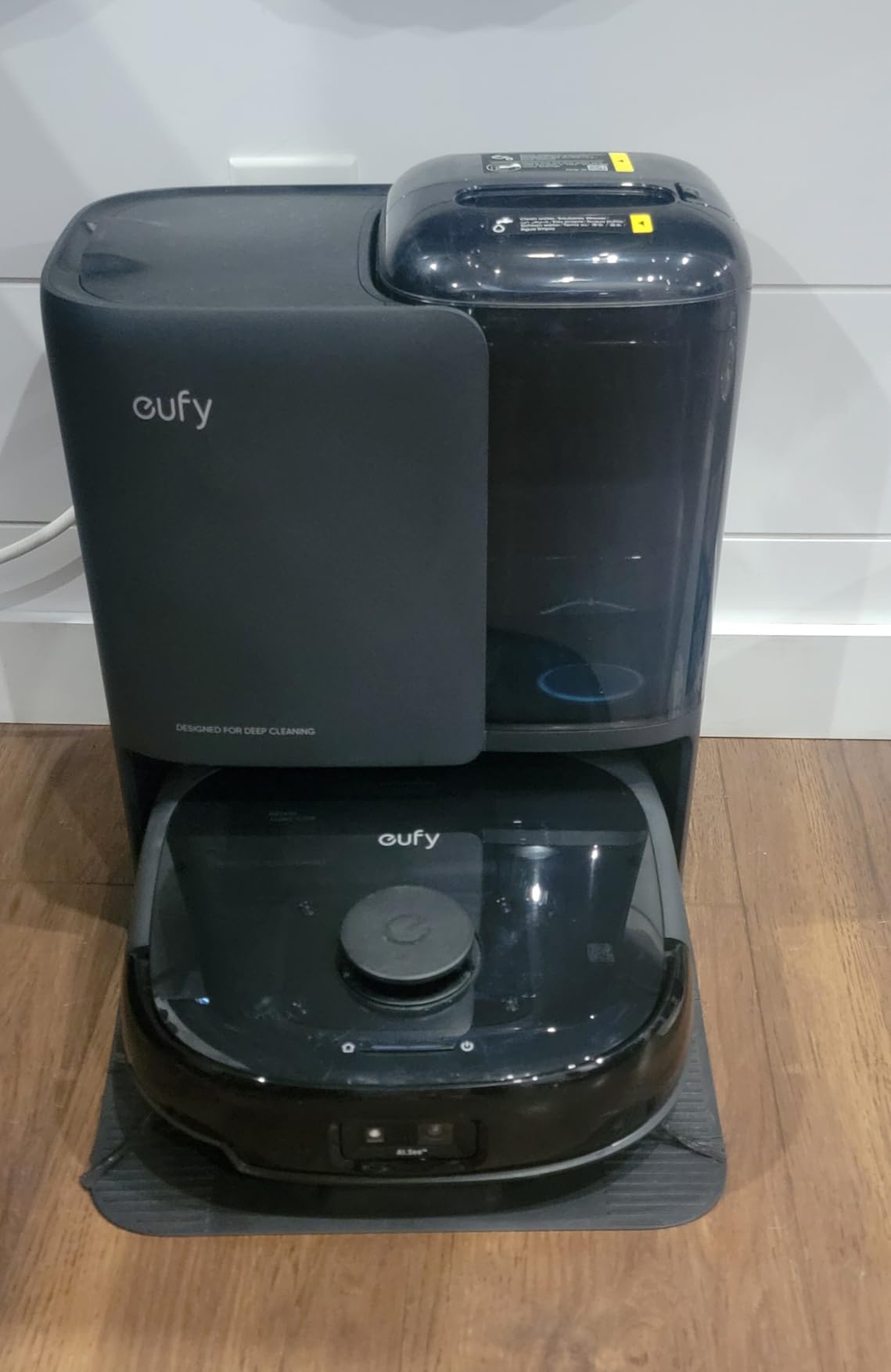 eufy E25 Robot Vacuum and Mop Combo, 20,000 Pa, HydroJet Roller Mop | Extendable Side Brush, Zero-Tangle Design, All-in-One Station, AI Obstacle Avoidance, Edge-to-Corner Cleaning customer photo 1