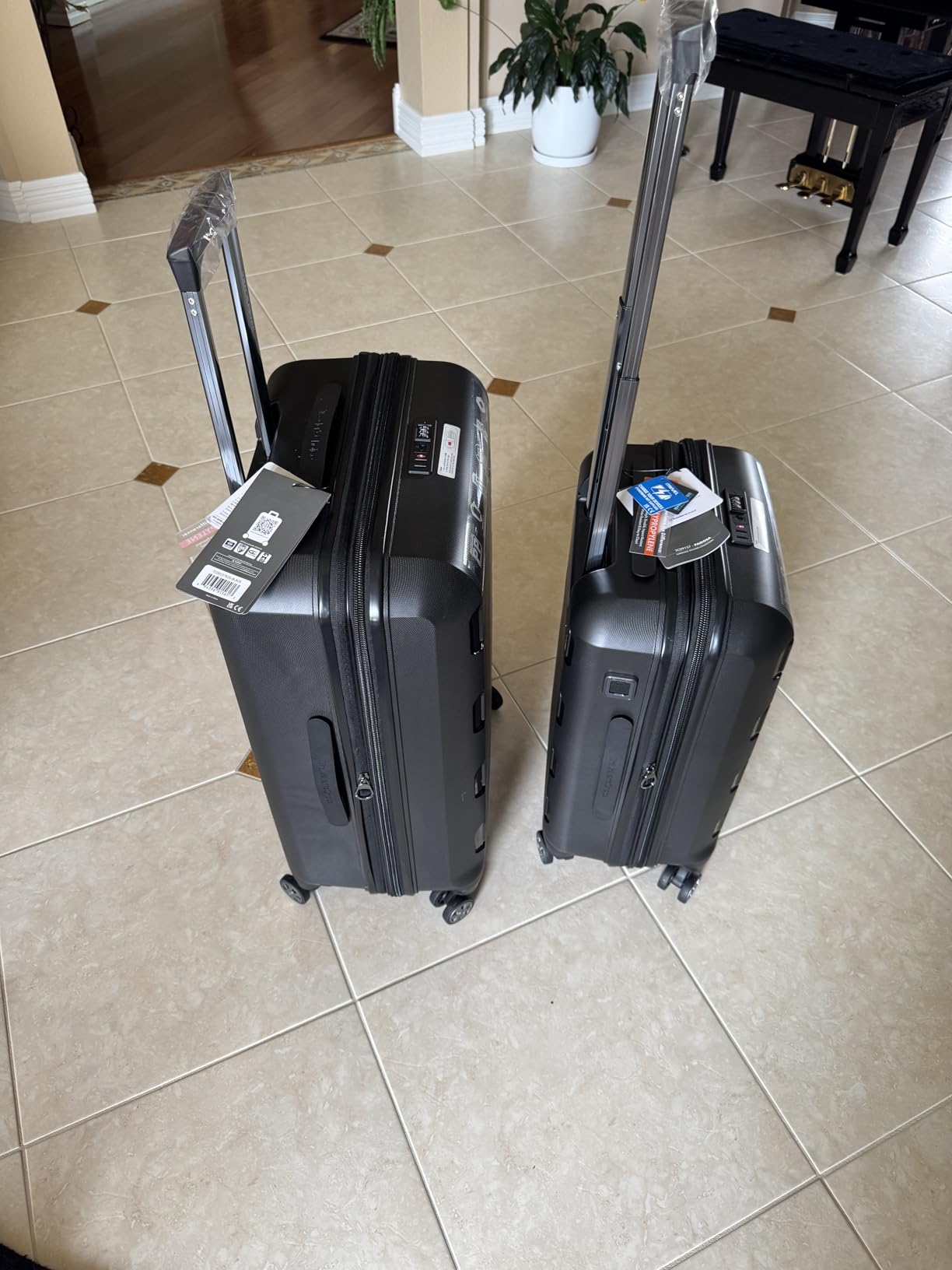 Traveler's Choice Pagosa Hardshell Expandable Luggage with Spinner Wheels, Slate Blue, 3-Piece Set (22/27/30) customer photo 2